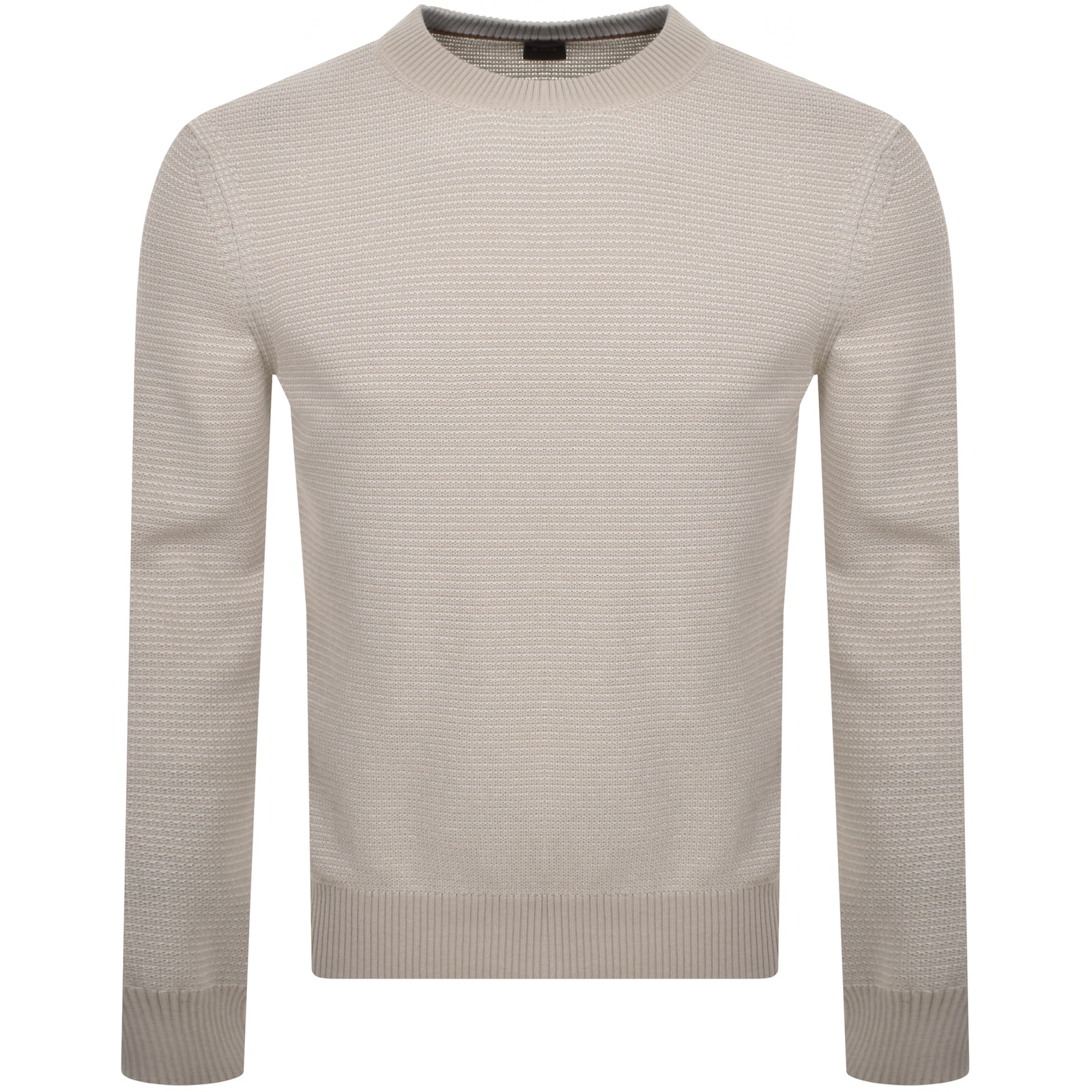 Boss Casual Boss Amercury Knit Jumper Beige In Beige