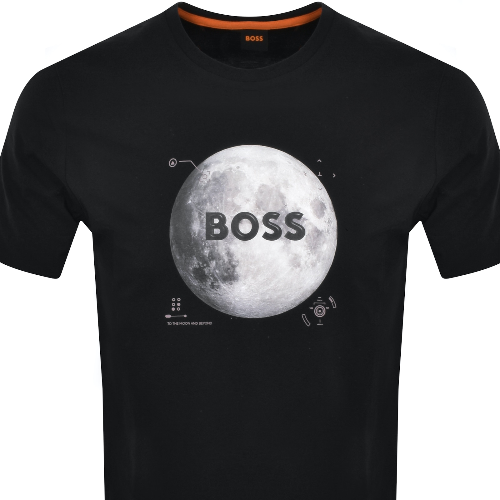 Shop Boss Casual Boss Te Moon T Shirt Black