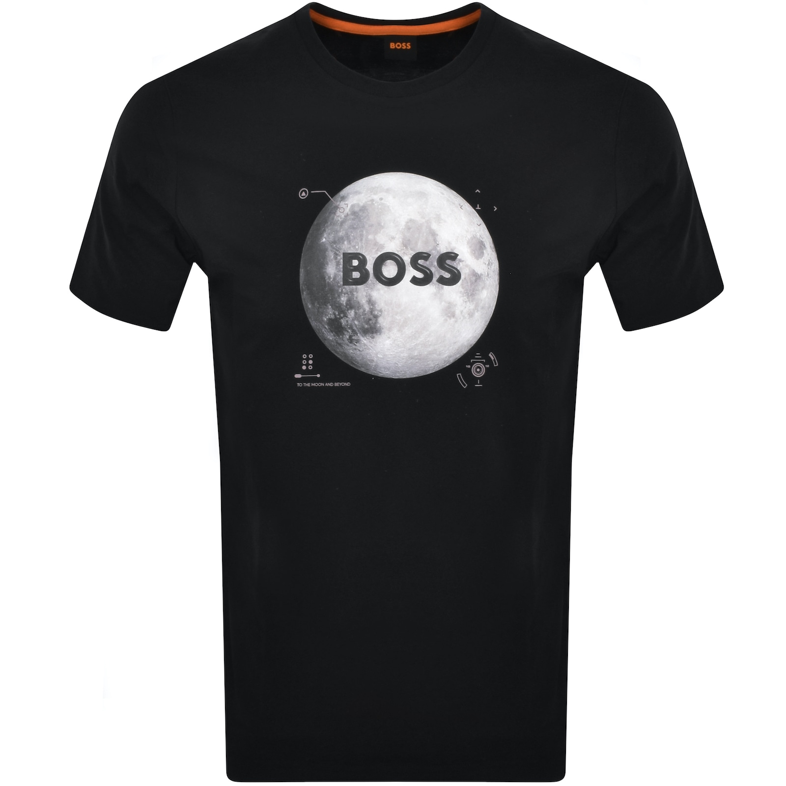 Shop Boss Casual Boss Te Moon T Shirt Black