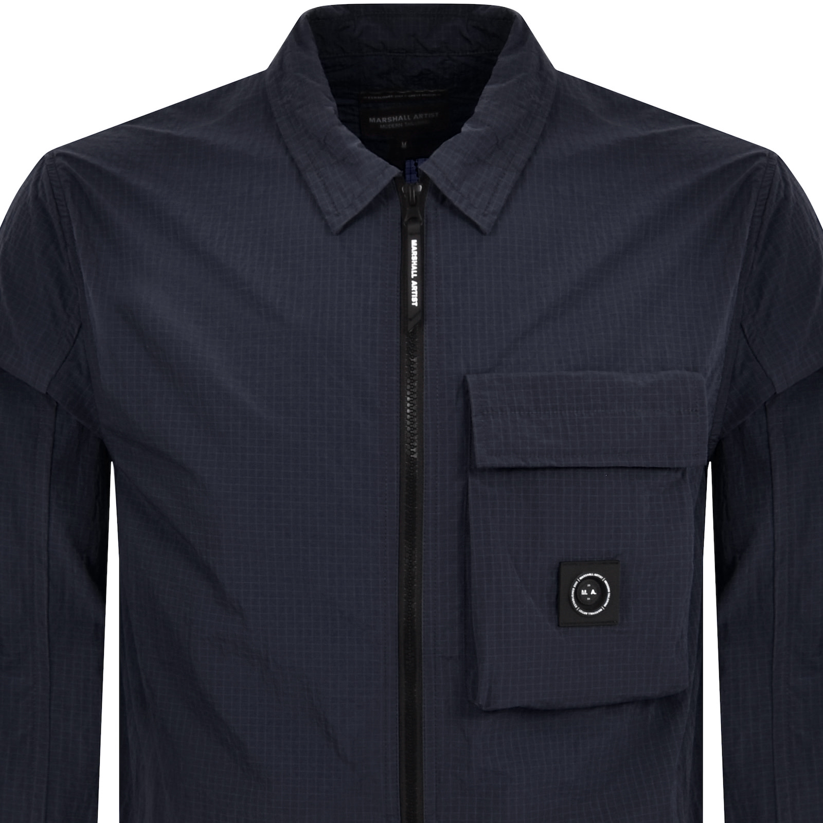 Shop Marshall Artist Nevado Overshirt Navy