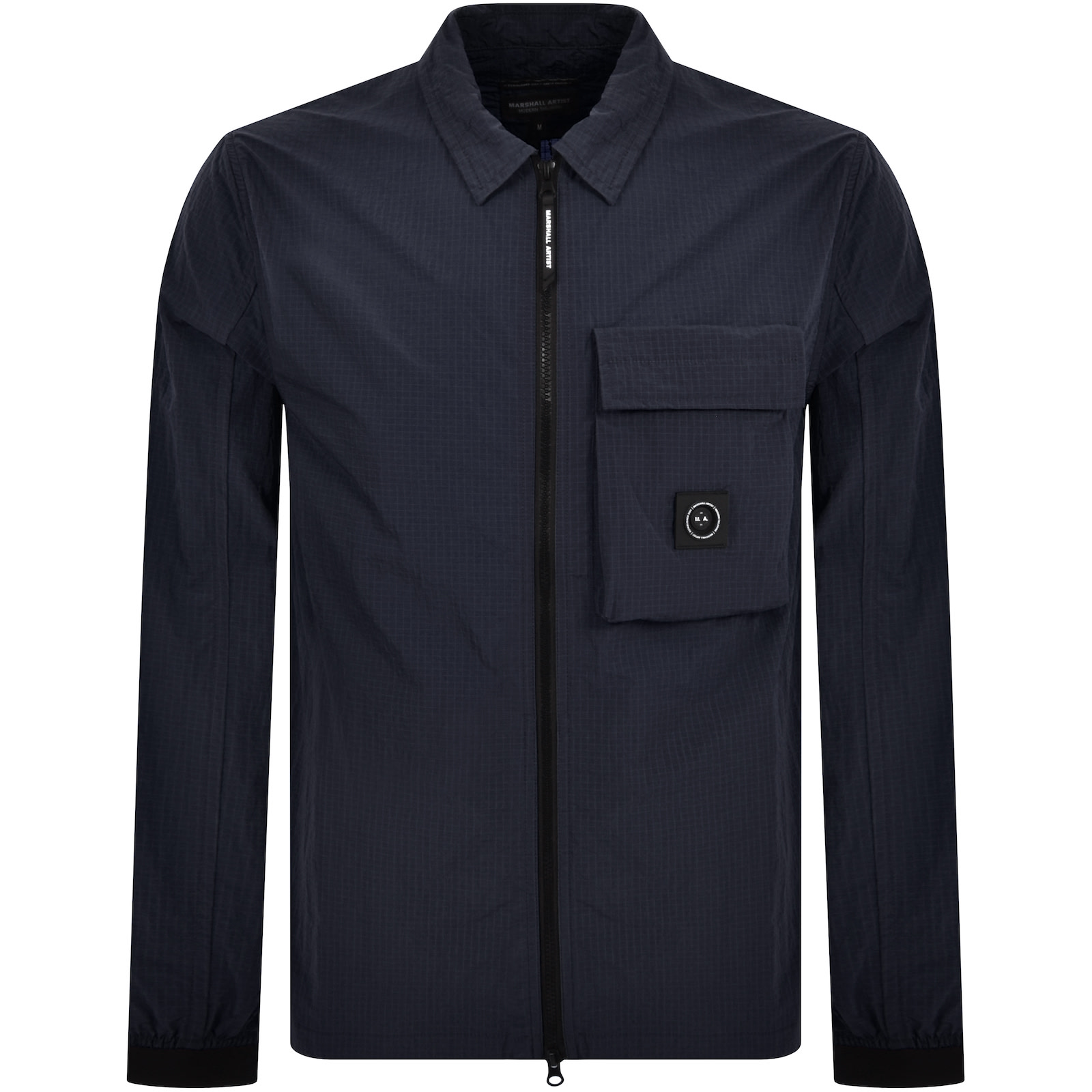 Shop Marshall Artist Nevado Overshirt Navy