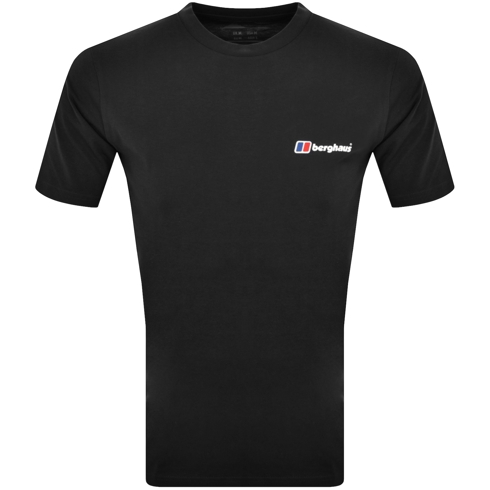 Shop Berghaus Organic Classic Logo T Shirt Black