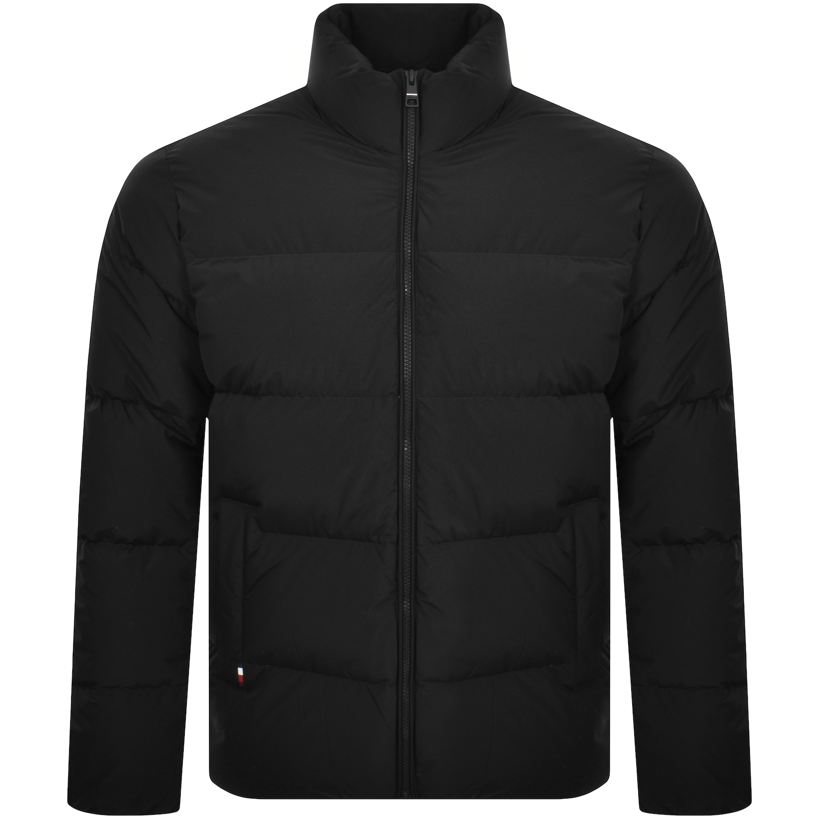 Shop Tommy Hilfiger Down Puffer Coat Black