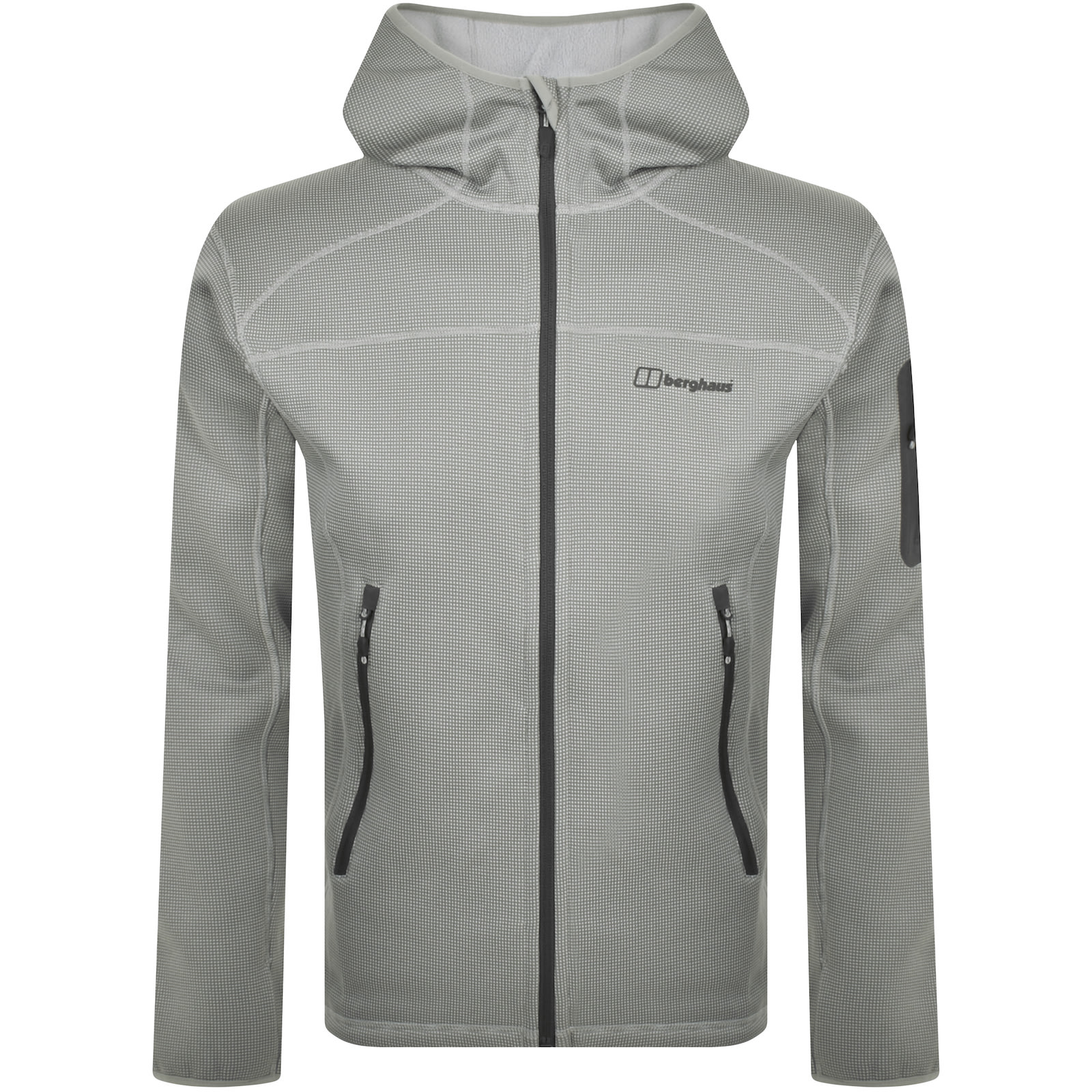 Shop Berghaus Pravitale 2.0 Hooded Jacket Grey