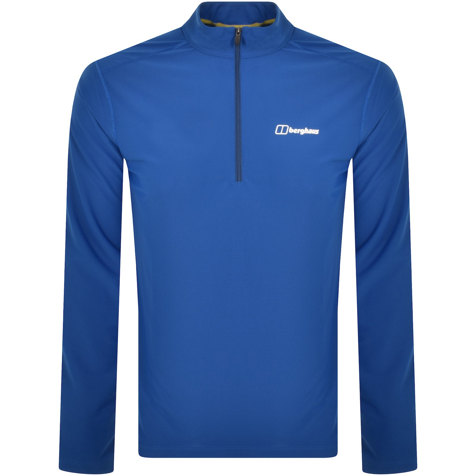 Shop Berghaus 24/7 Tech Half Zip T Shirt Blue