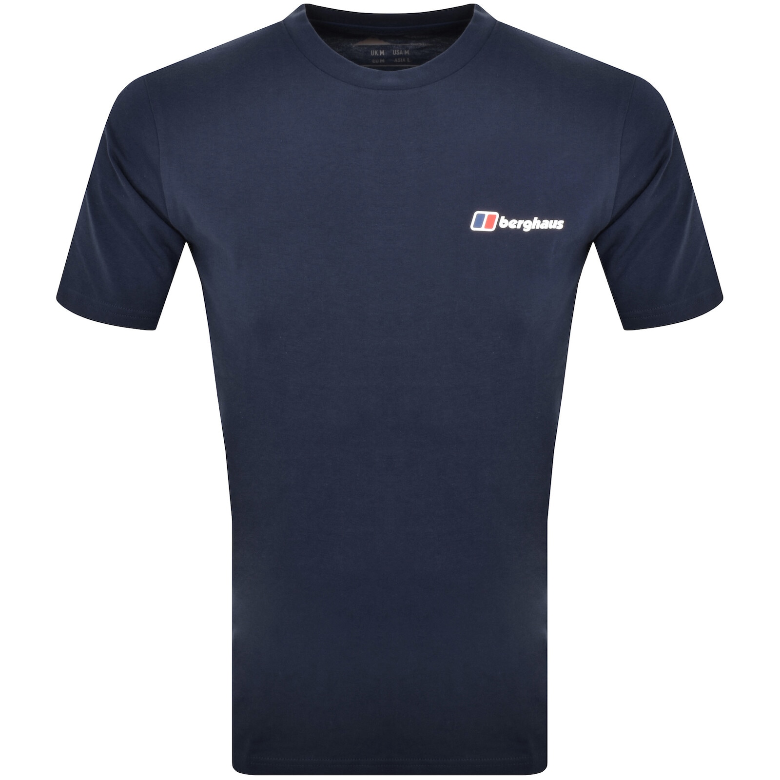 Shop Berghaus Organic Logo T Shirt Navy