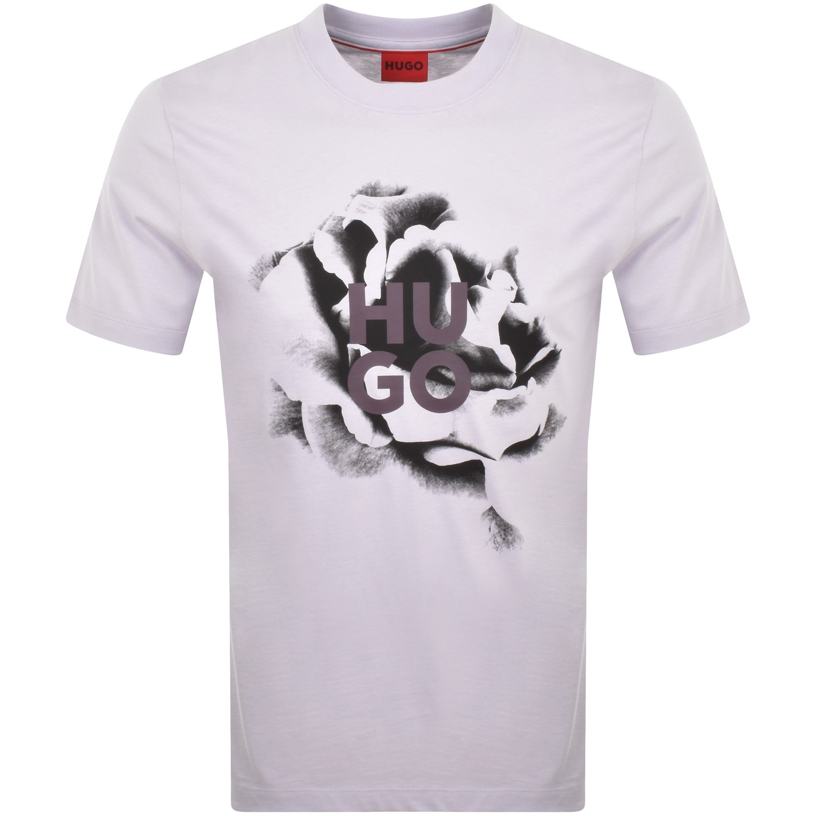 Shop Hugo Dignitey Graphic T Shirt Lilac