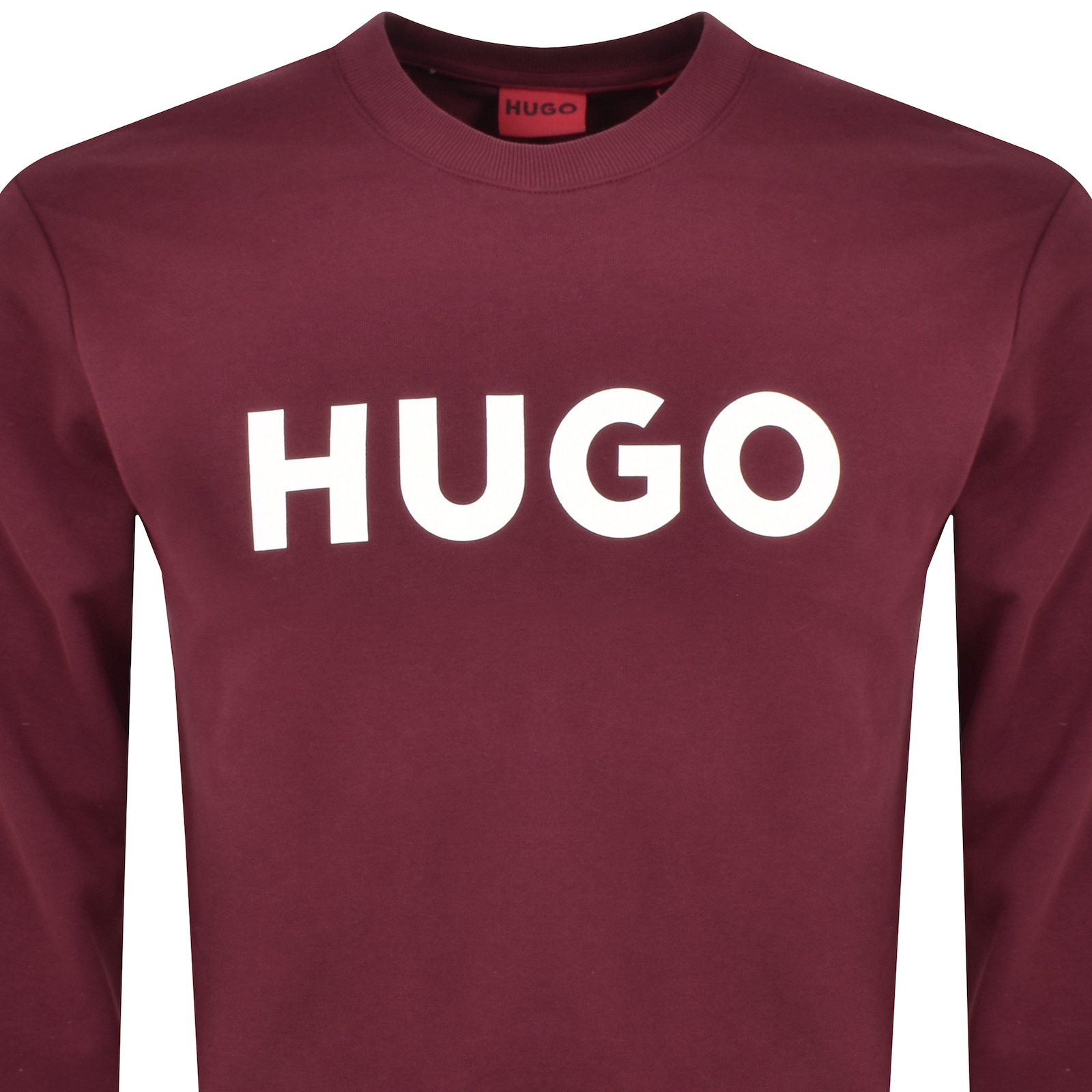 Shop Hugo Dem Sweatshirt Burgundy