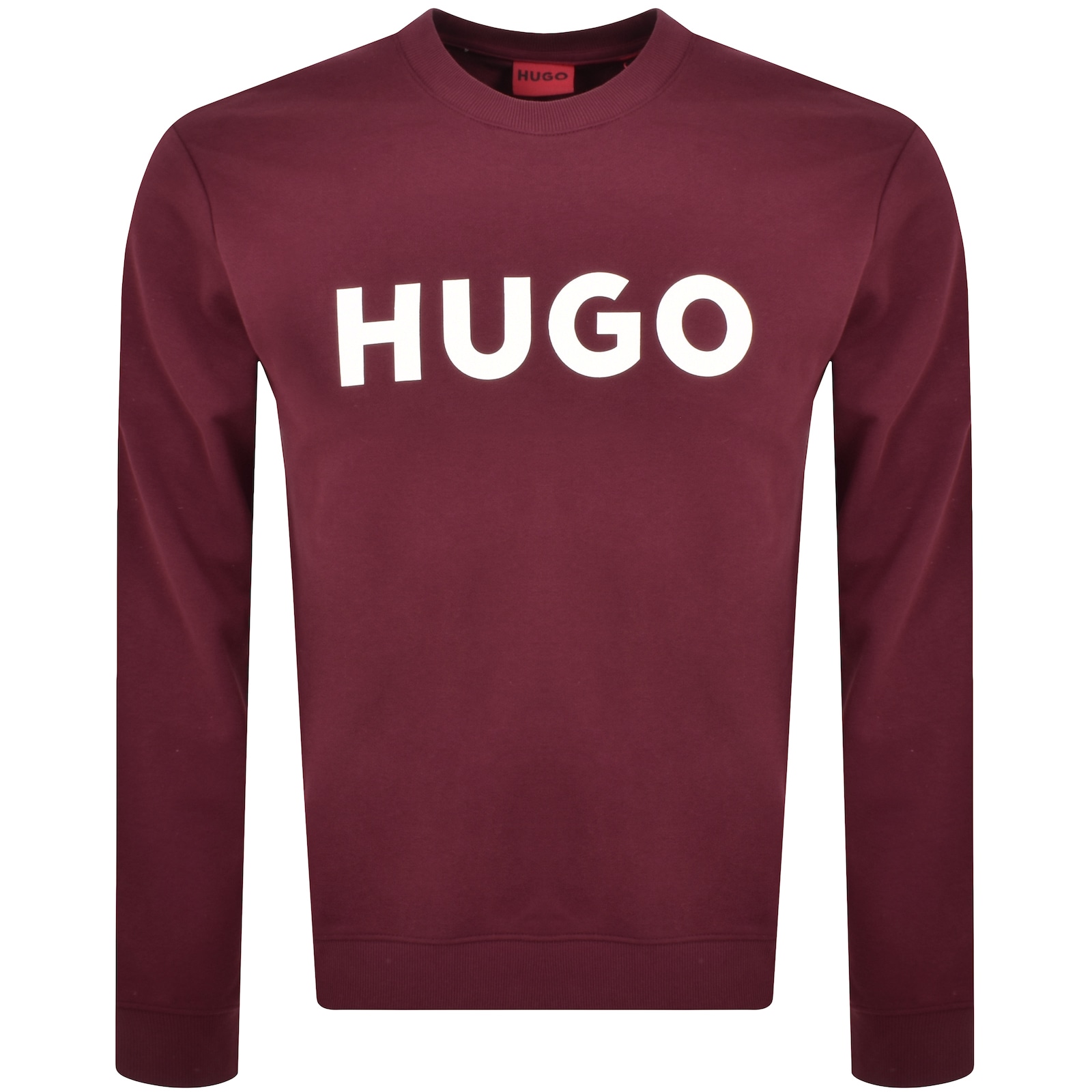 Shop Hugo Dem Sweatshirt Burgundy