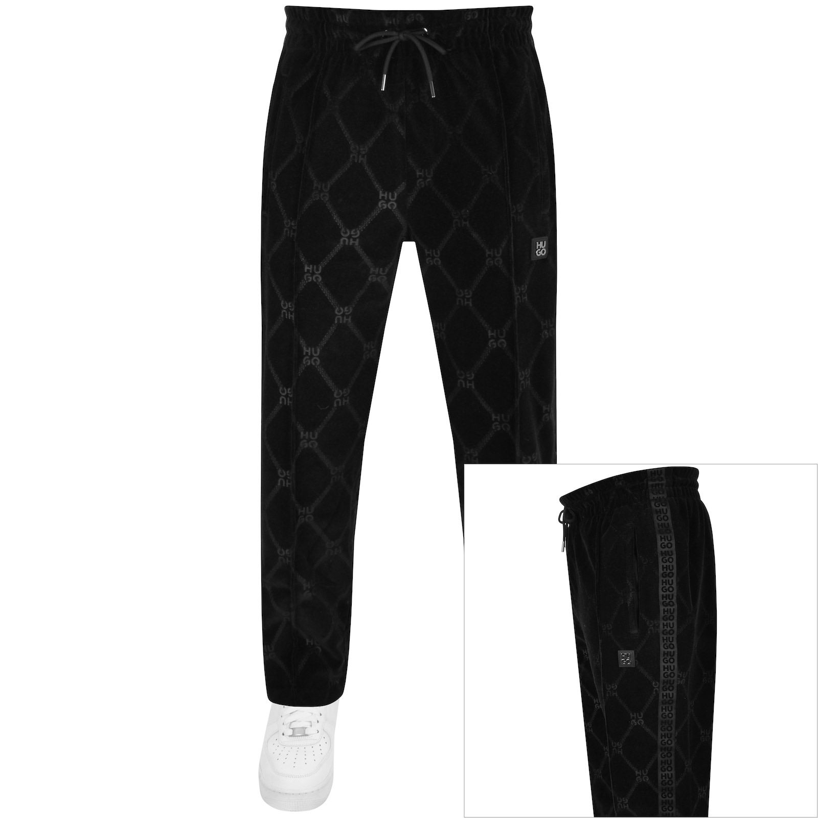 Shop Hugo Dislaco Trousers Black