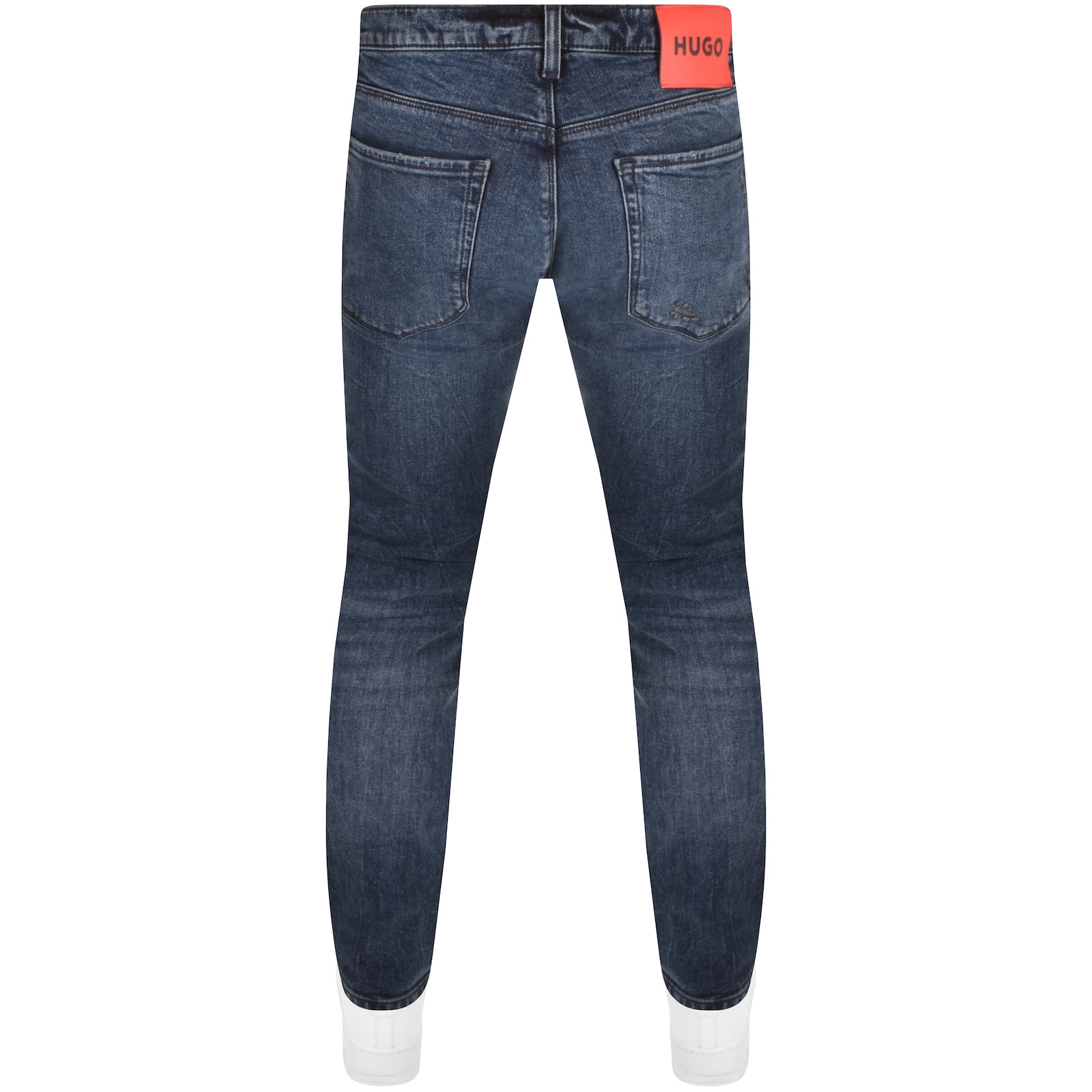 Shop Hugo 734 Extra Slim Jeans Light Wash Navy