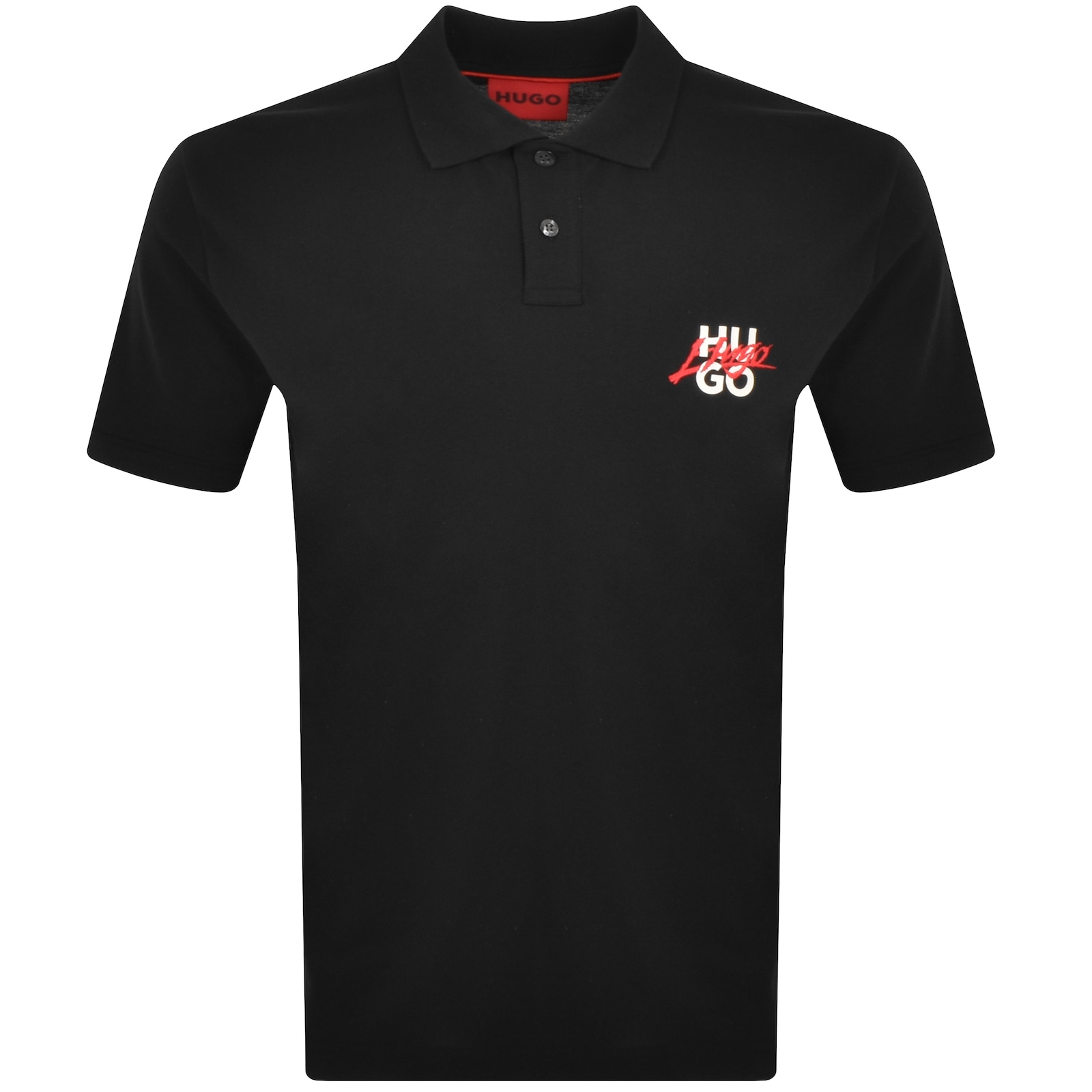 Shop Hugo Dalogpolo Polo T Shirt Black