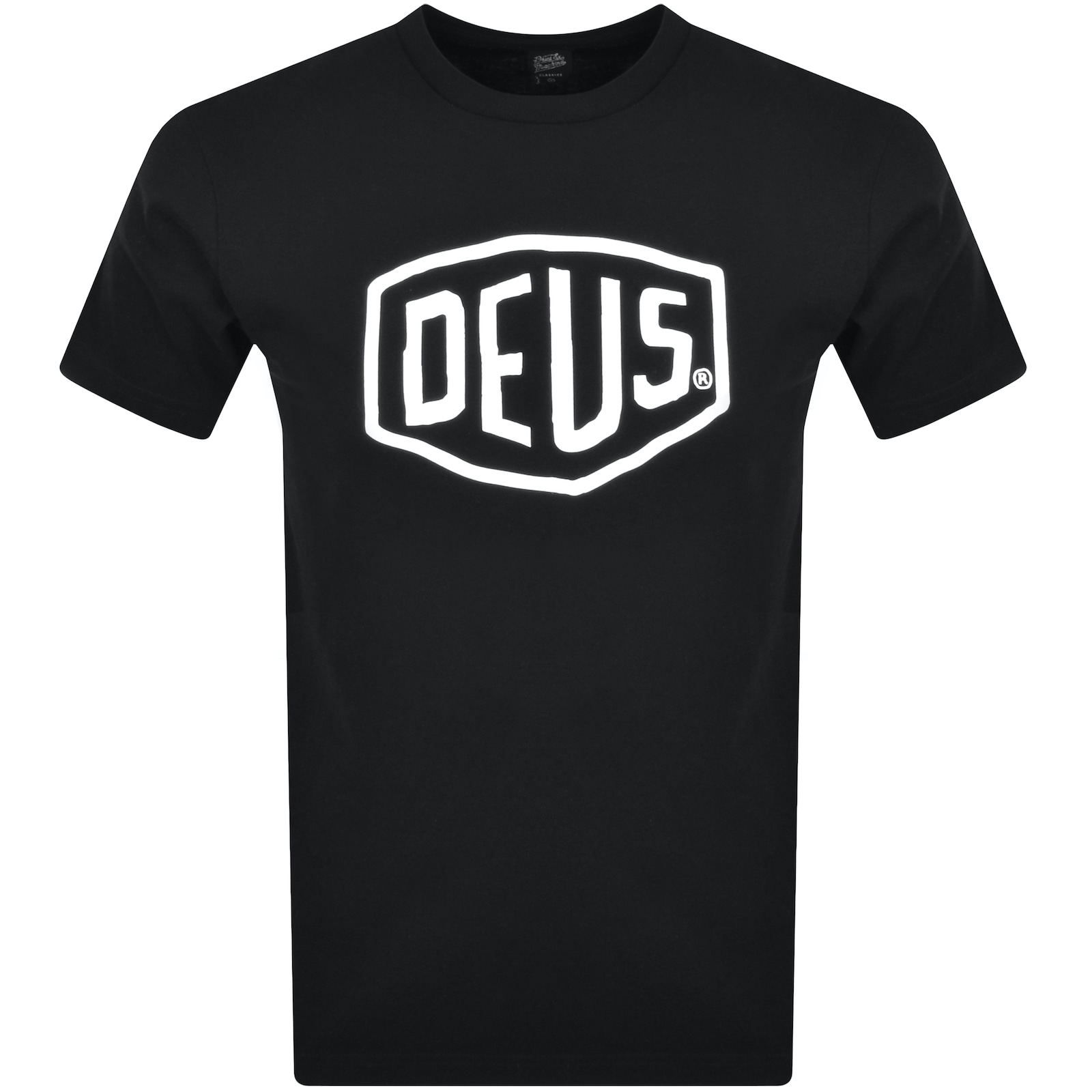 Shop Deus Ex Machina Shield Logo T Shirt Black