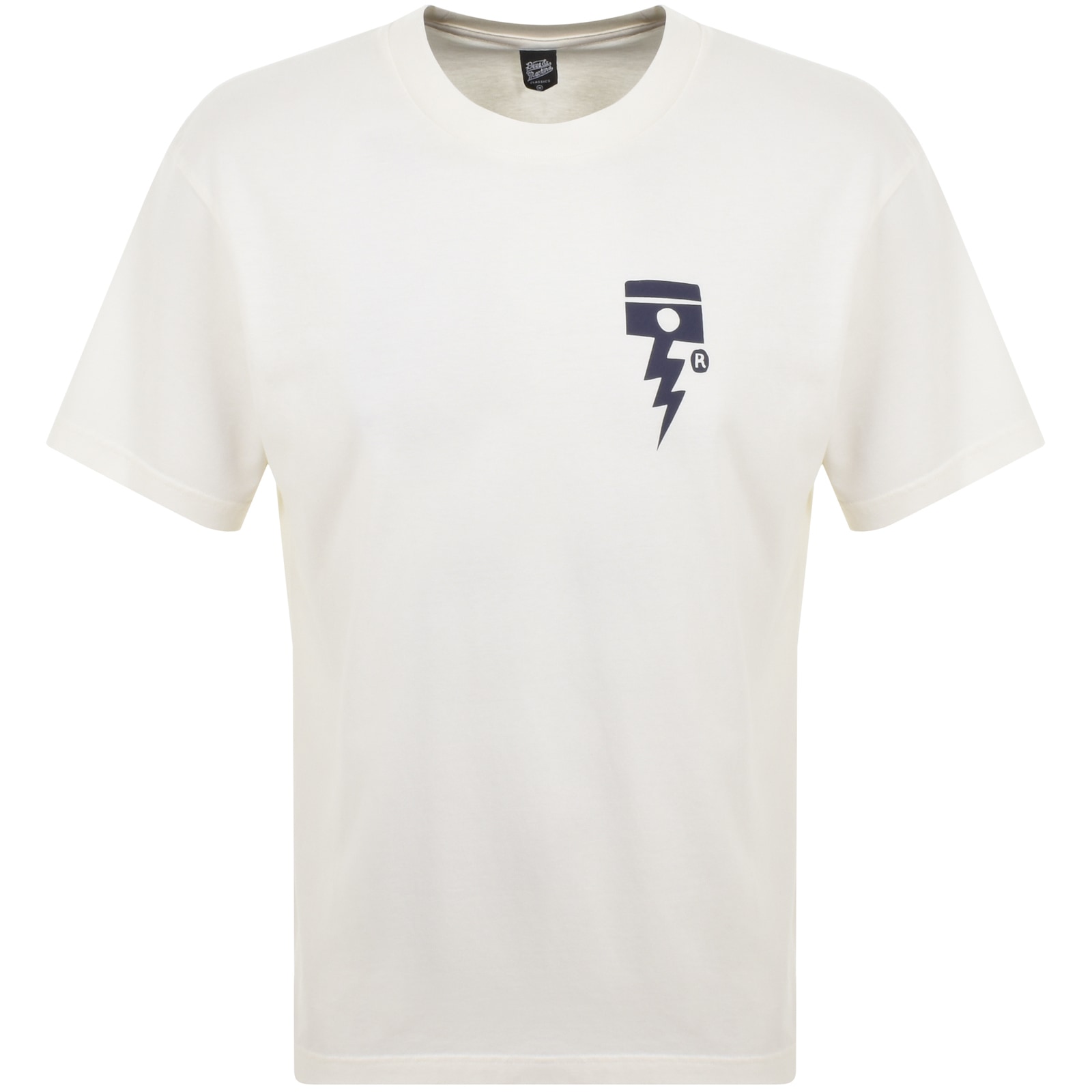 Shop Deus Ex Machina Pisstin T Shirt Off White