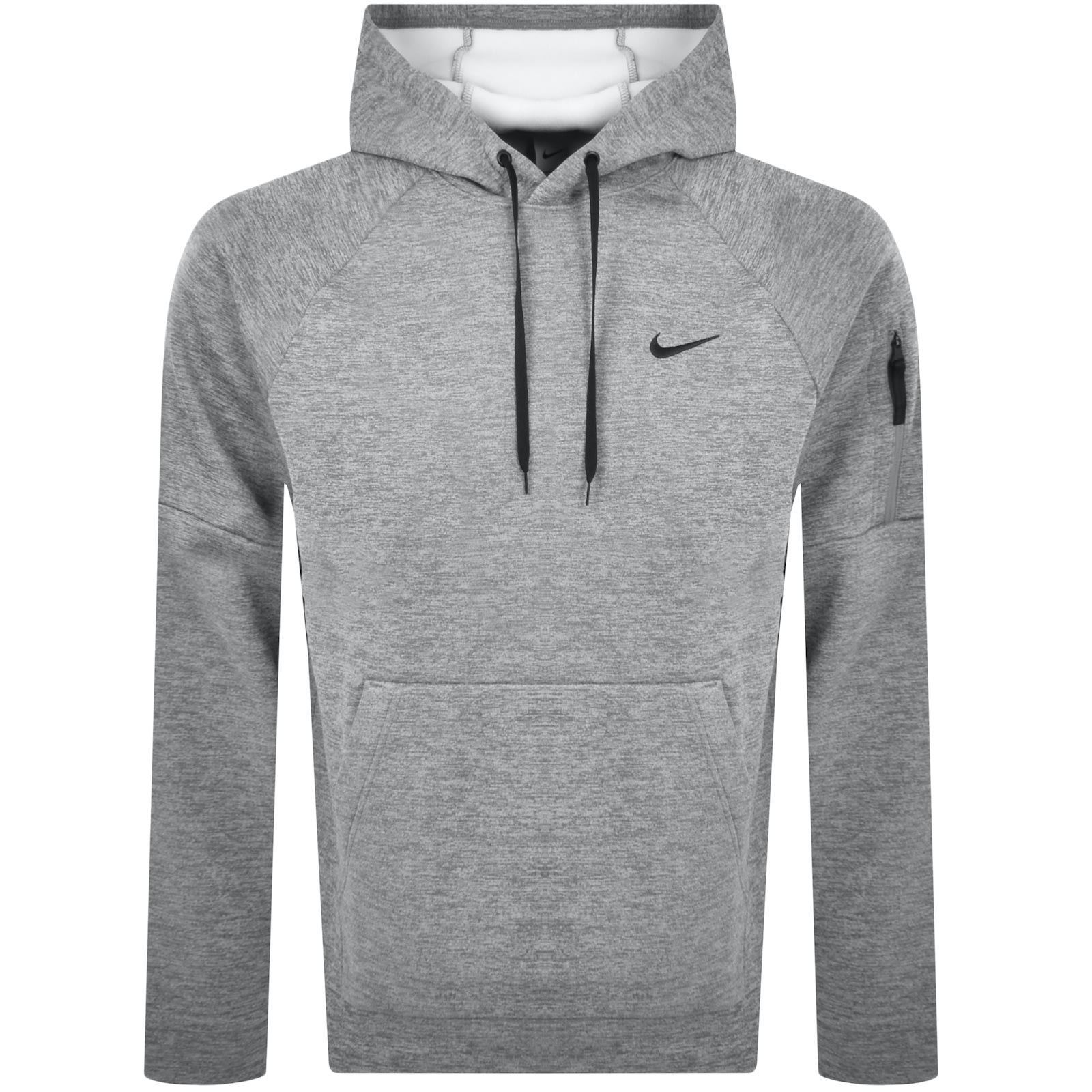 Shop Nike Training Therma Fit Hoodie Grey