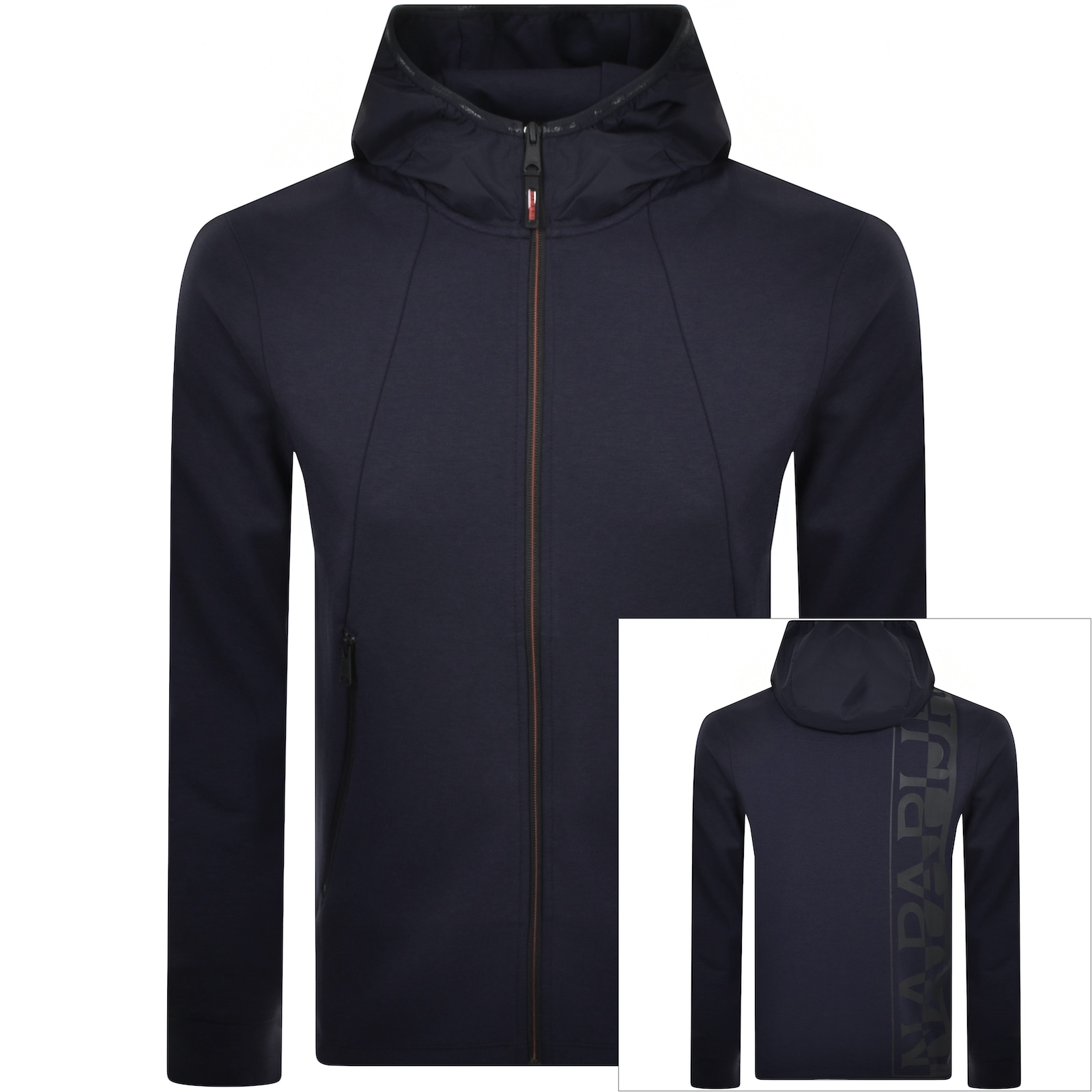 Shop Napapijri B Lys Hoodie Navy