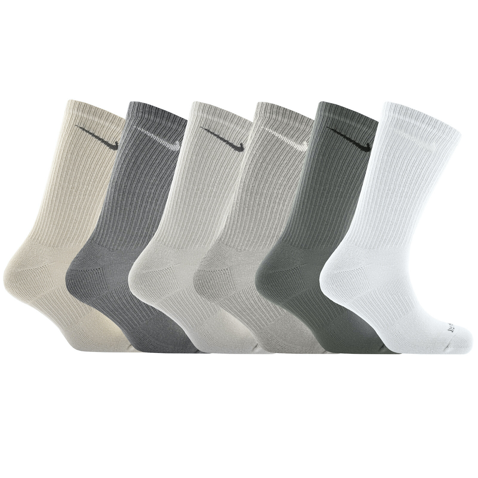 NIKE NIKE TRAINING 6 PACK SOCKS 