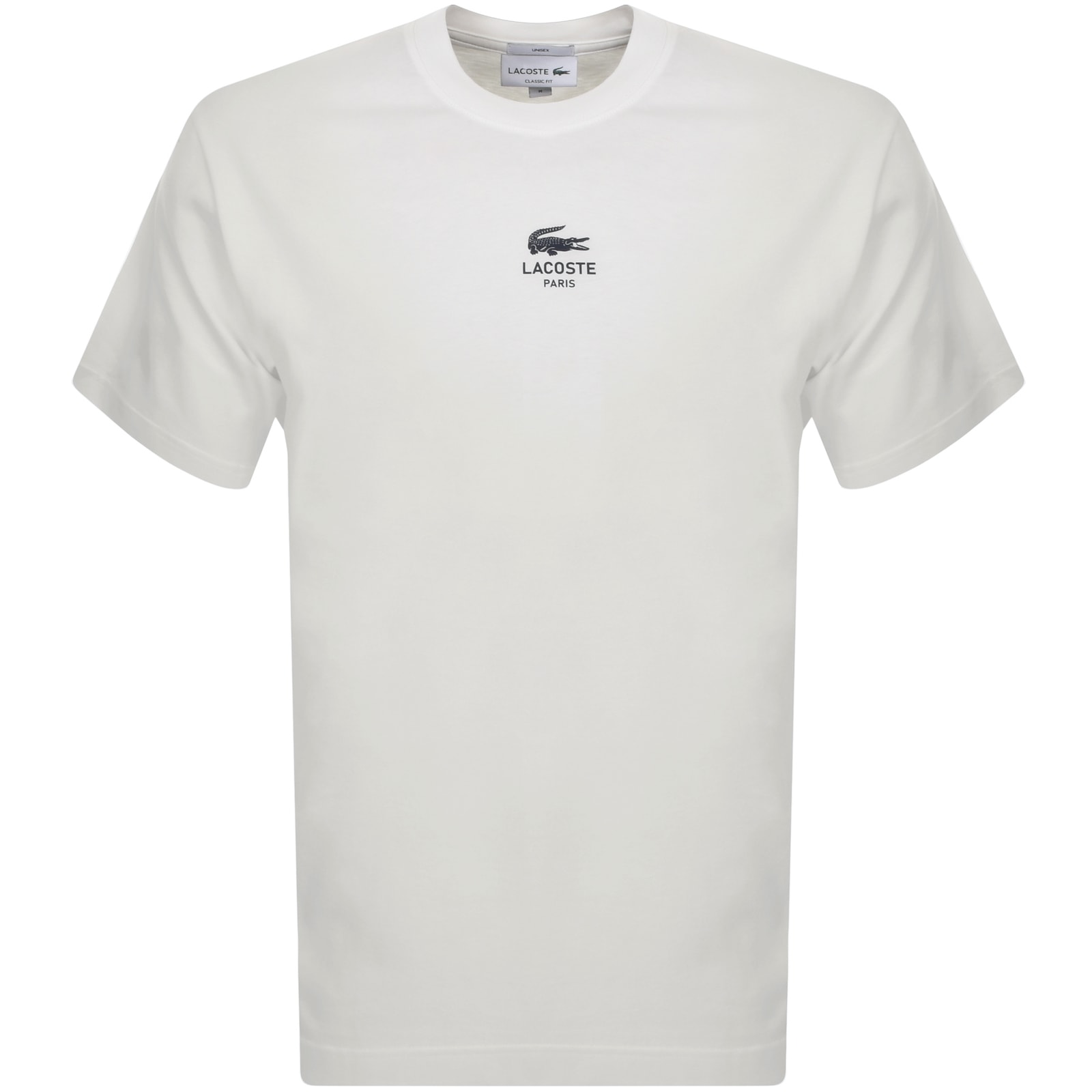 Shop Lacoste Paris Logo T Shirt White