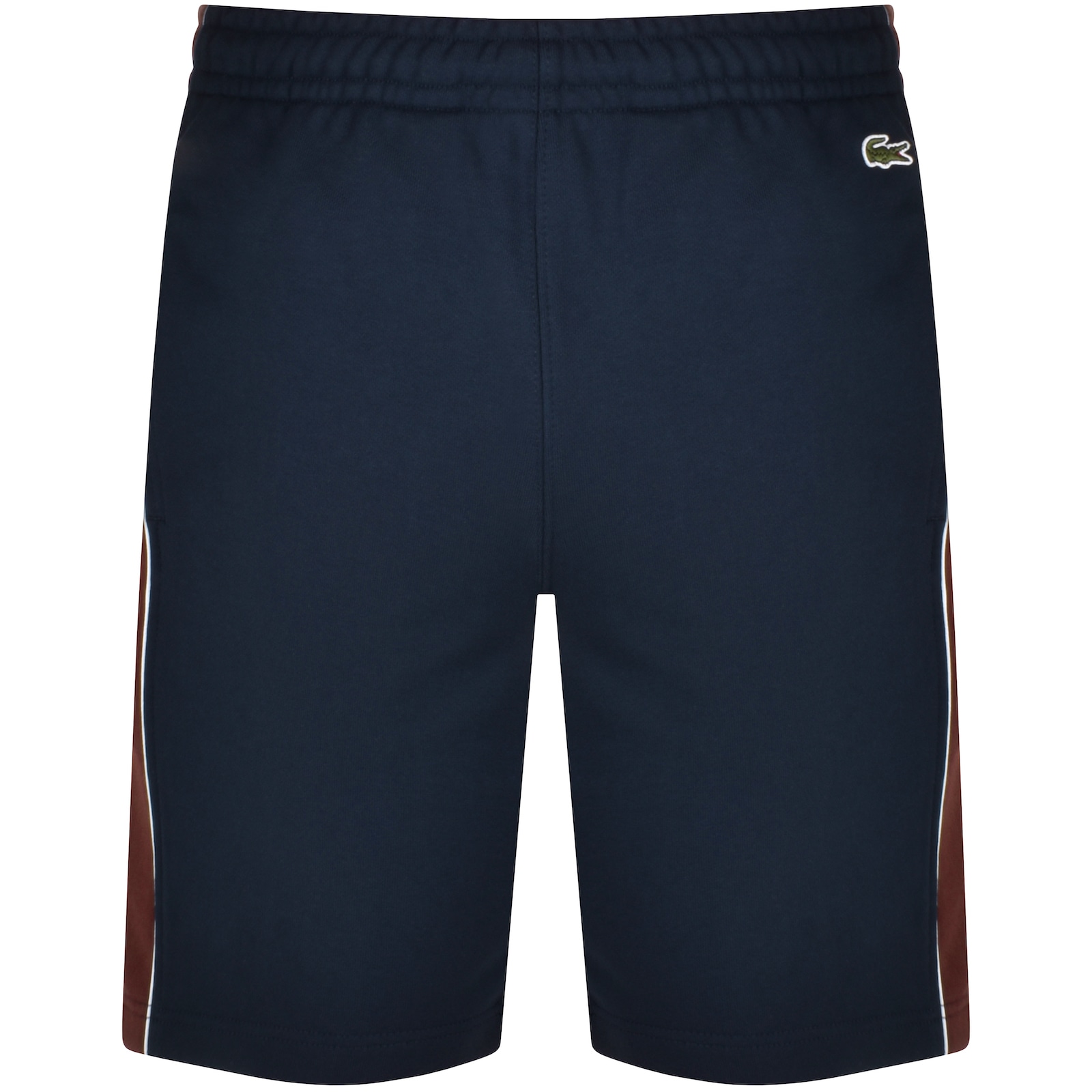 Shop Lacoste Jersey Shorts Black In Navy