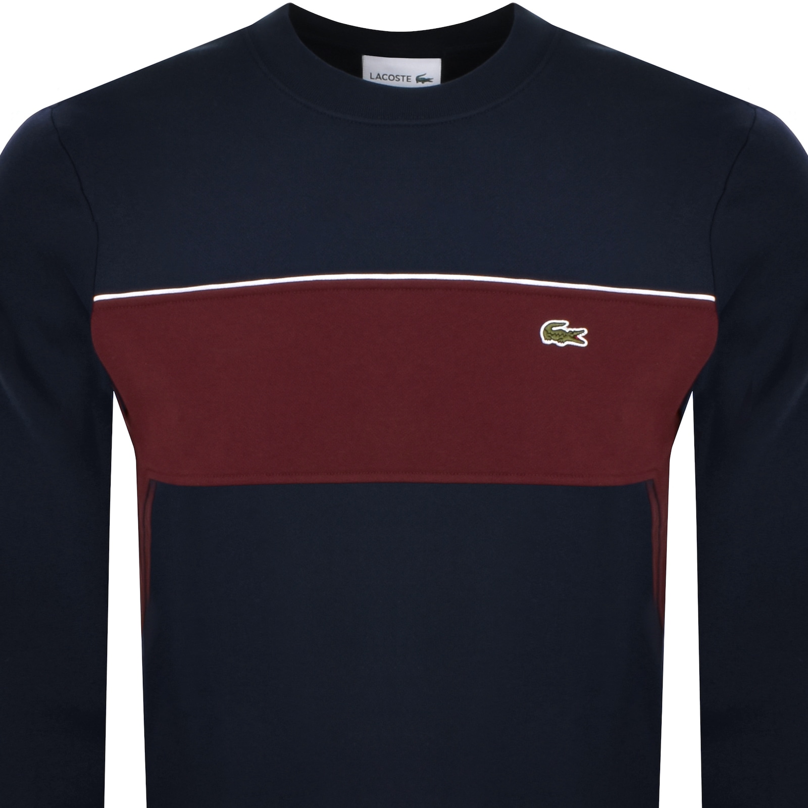 Shop Lacoste Classic Fit Sweatshirt Navy