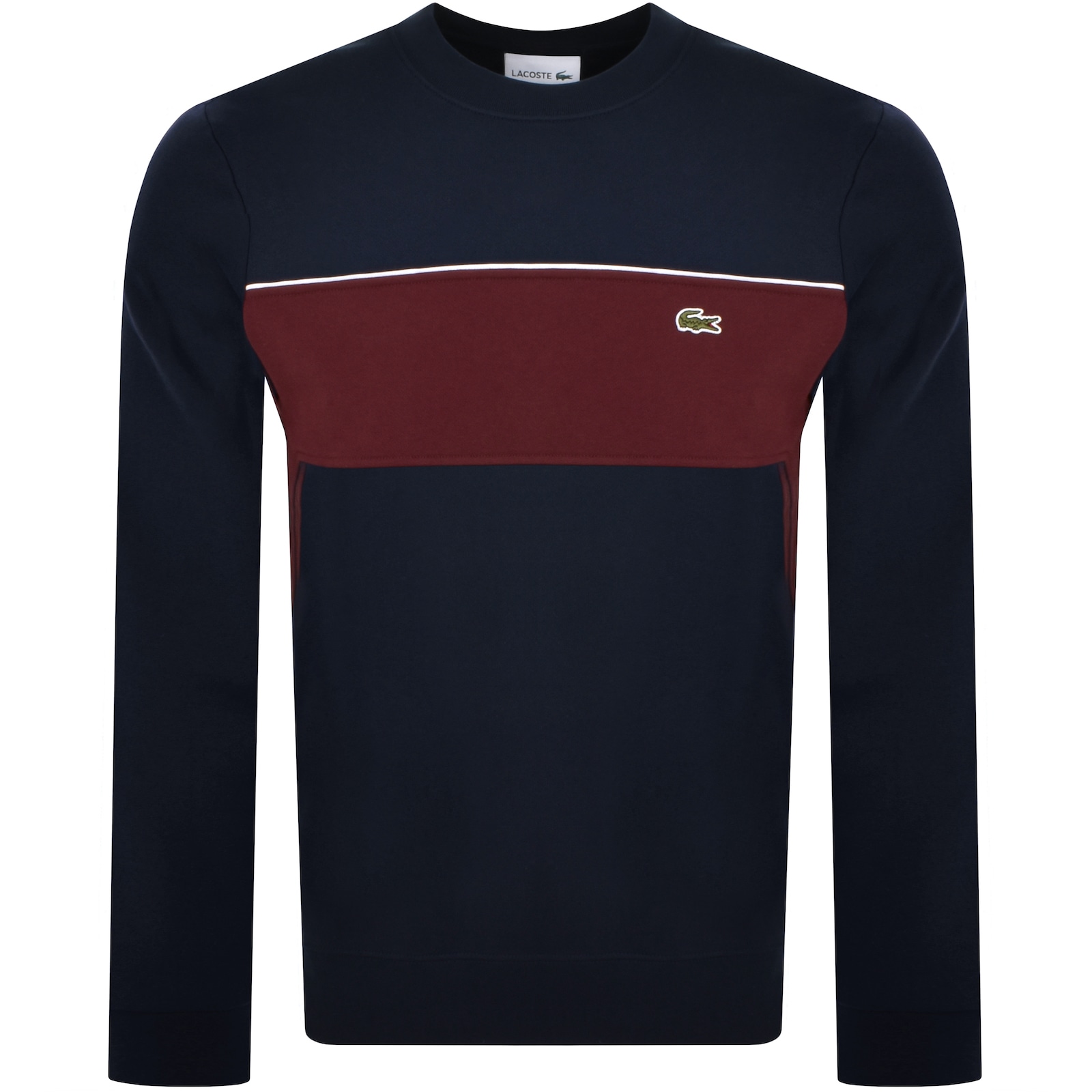 Shop Lacoste Classic Fit Sweatshirt Navy