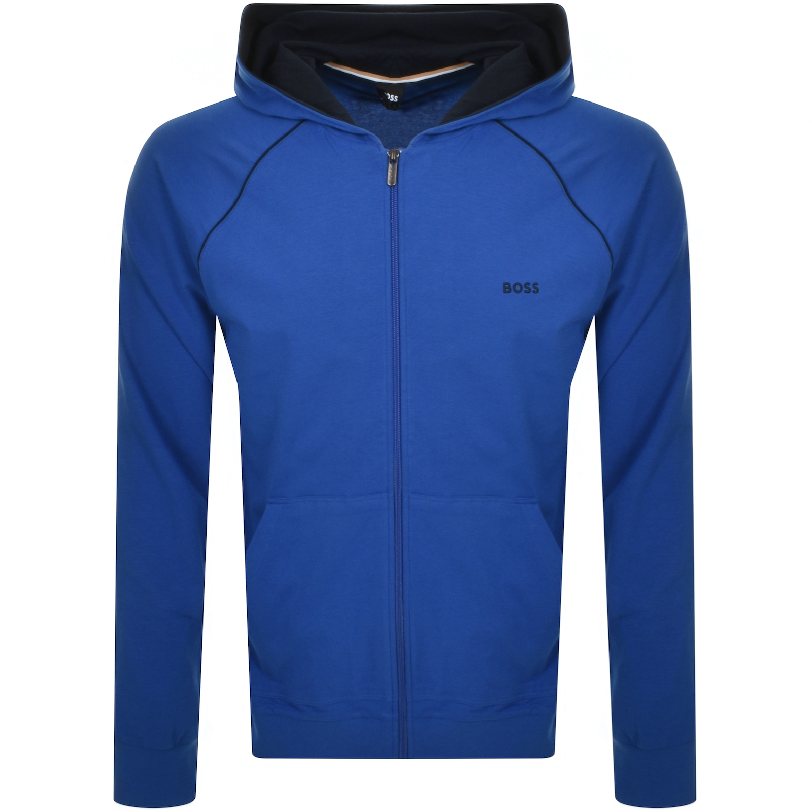 Shop Boss Business Boss Mix And Match Full Zip Hoodie Blue