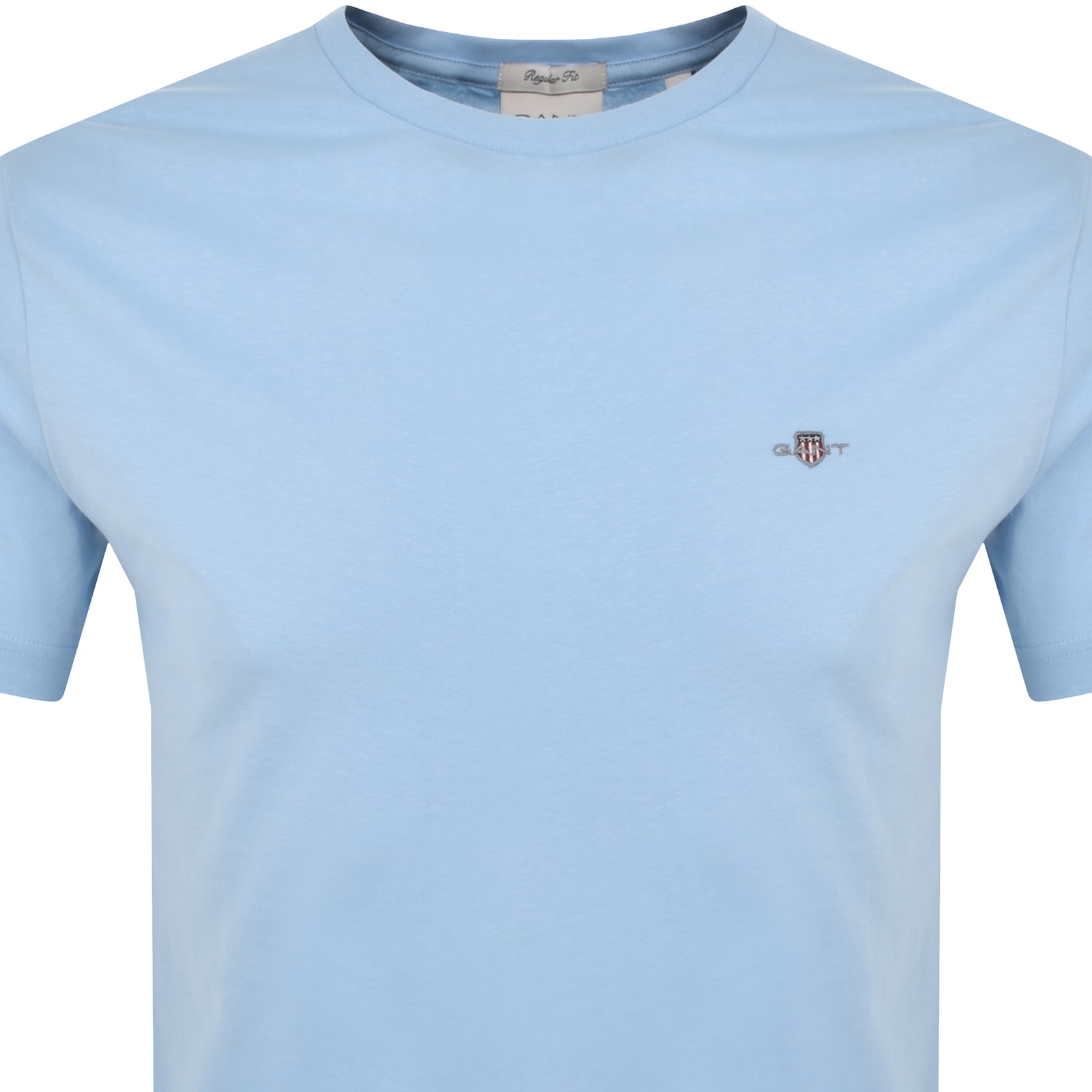 Shop Gant Original Short Sleeve T Shirt Blue