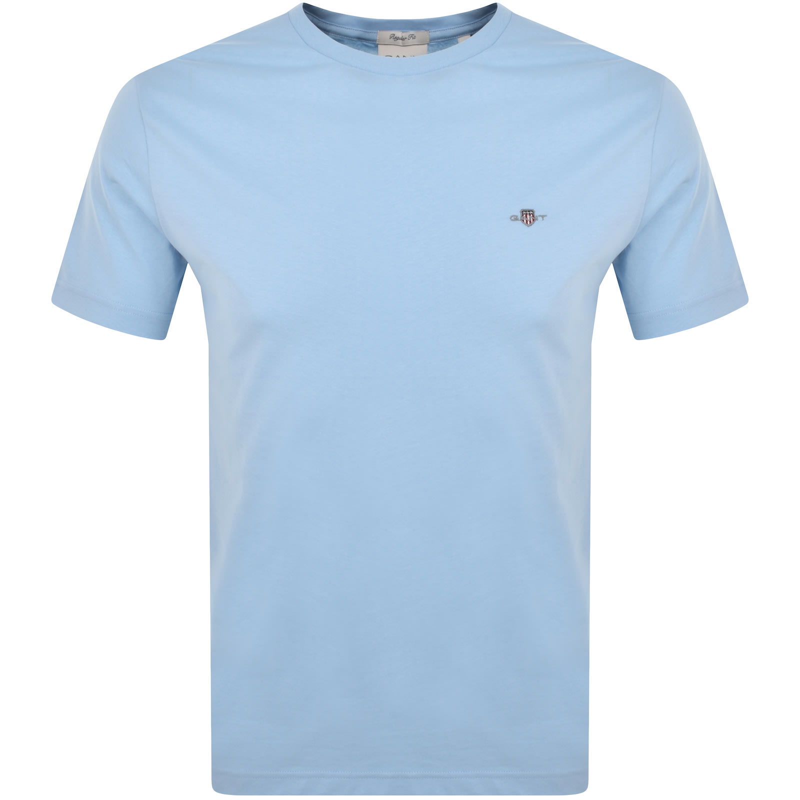 Shop Gant Original Short Sleeve T Shirt Blue