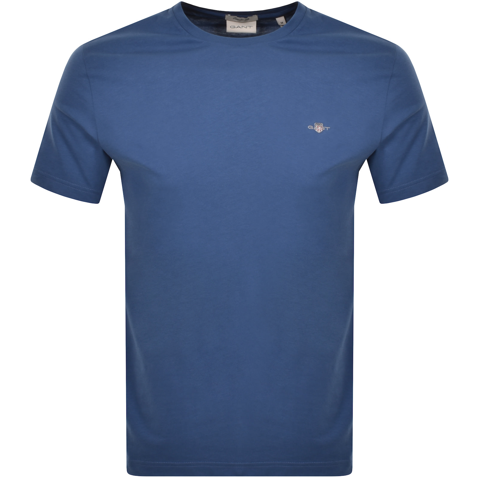 Shop Gant Original Regular Shield T Shirt Blue