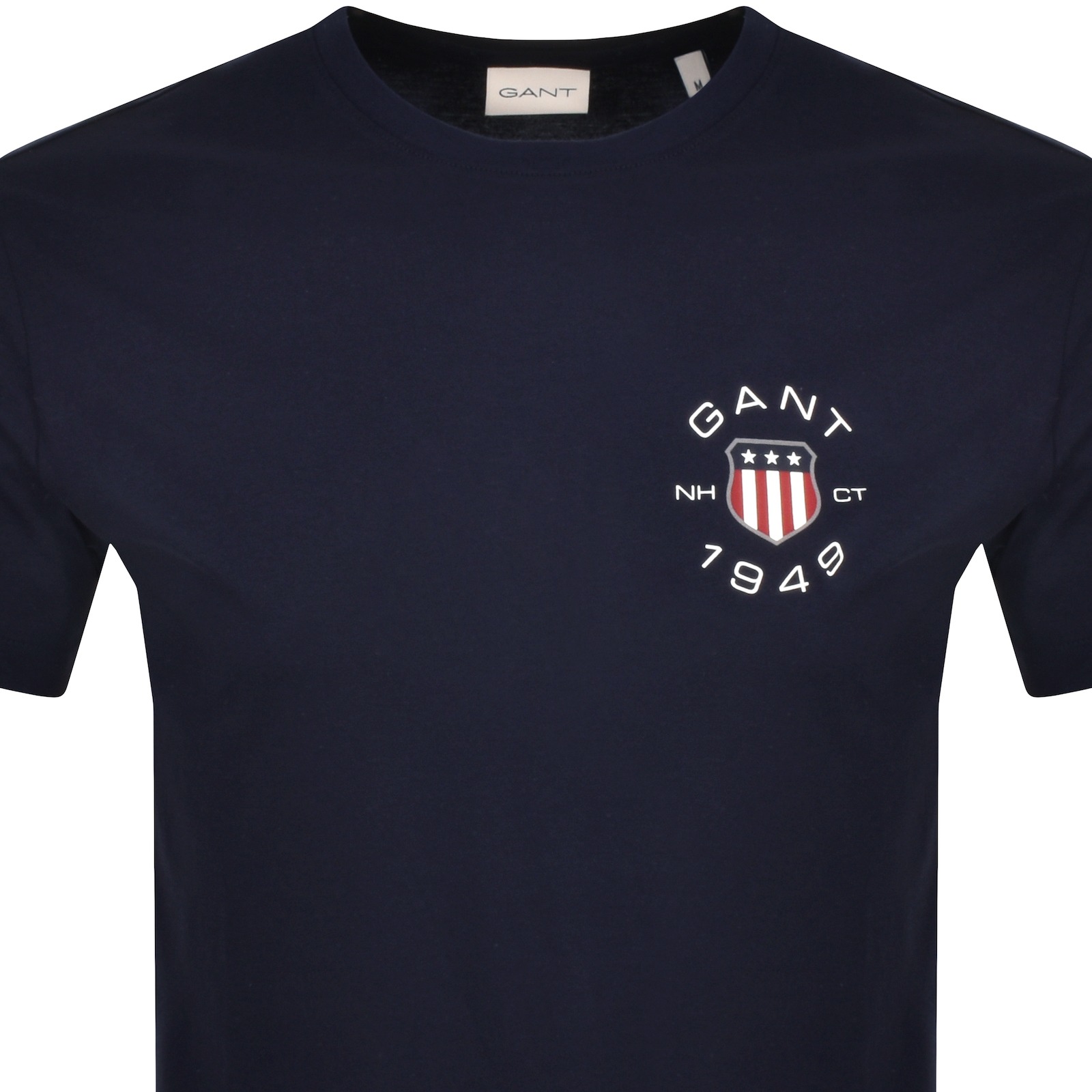 Shop Gant Graphic Logo T Shirt Navy