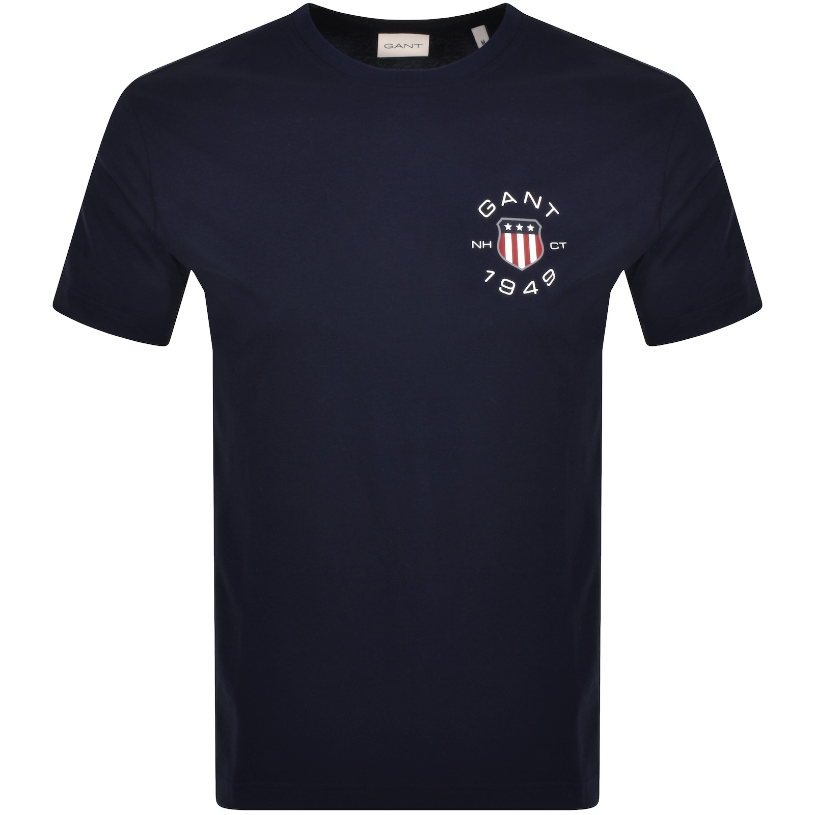 Shop Gant Graphic Logo T Shirt Navy