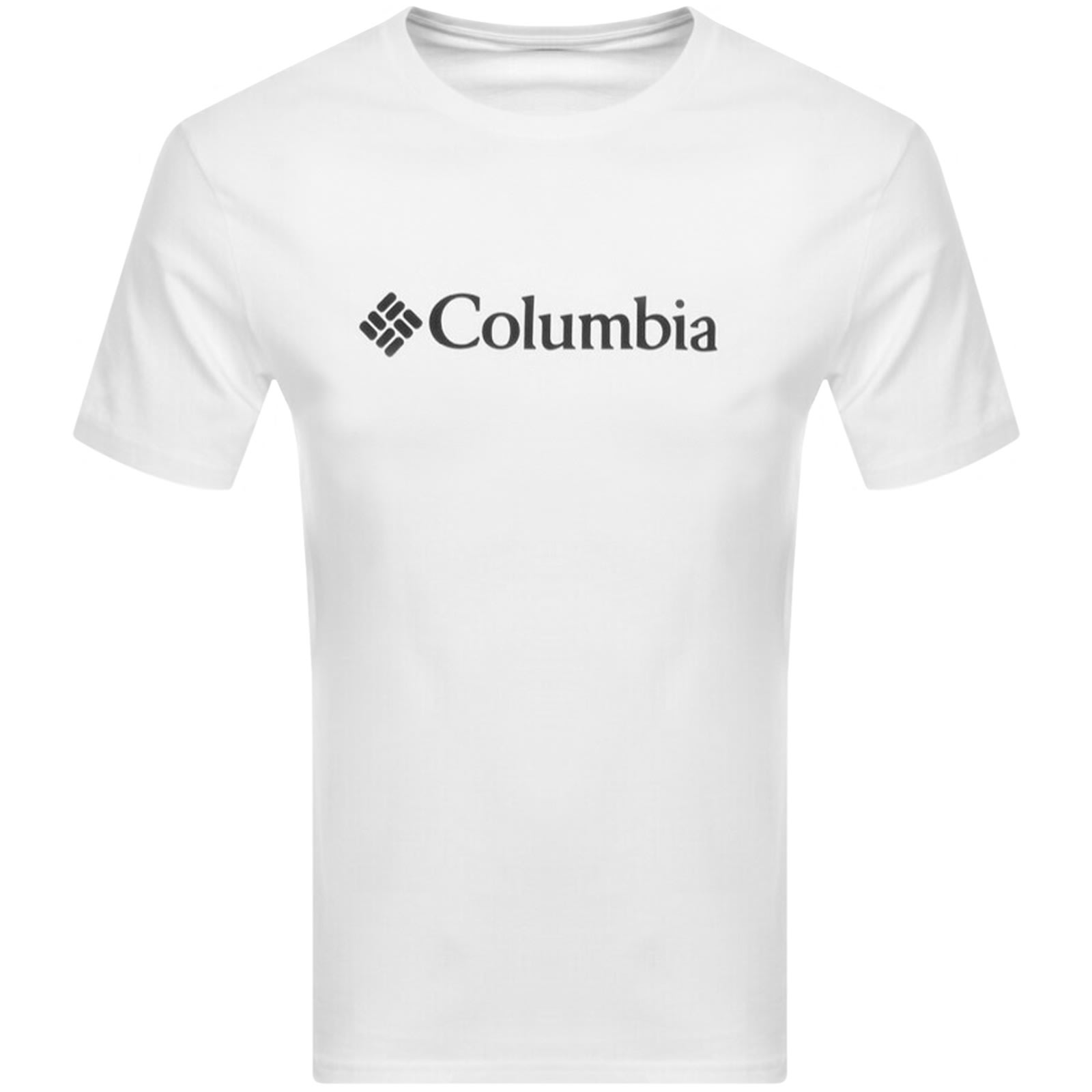 Shop Columbia Basic Logo T Shirt White