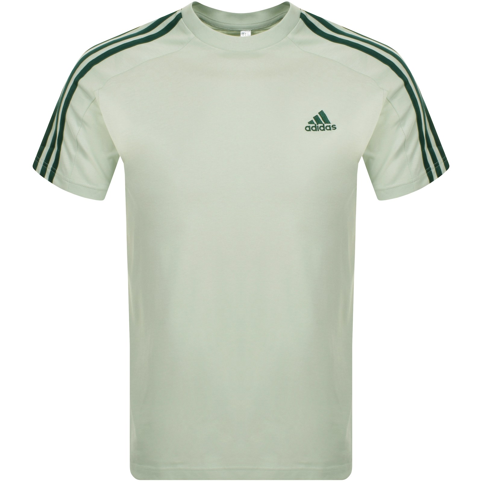 Shop Adidas Originals Adidas Sportswear 3 Stripes T Shirt Green