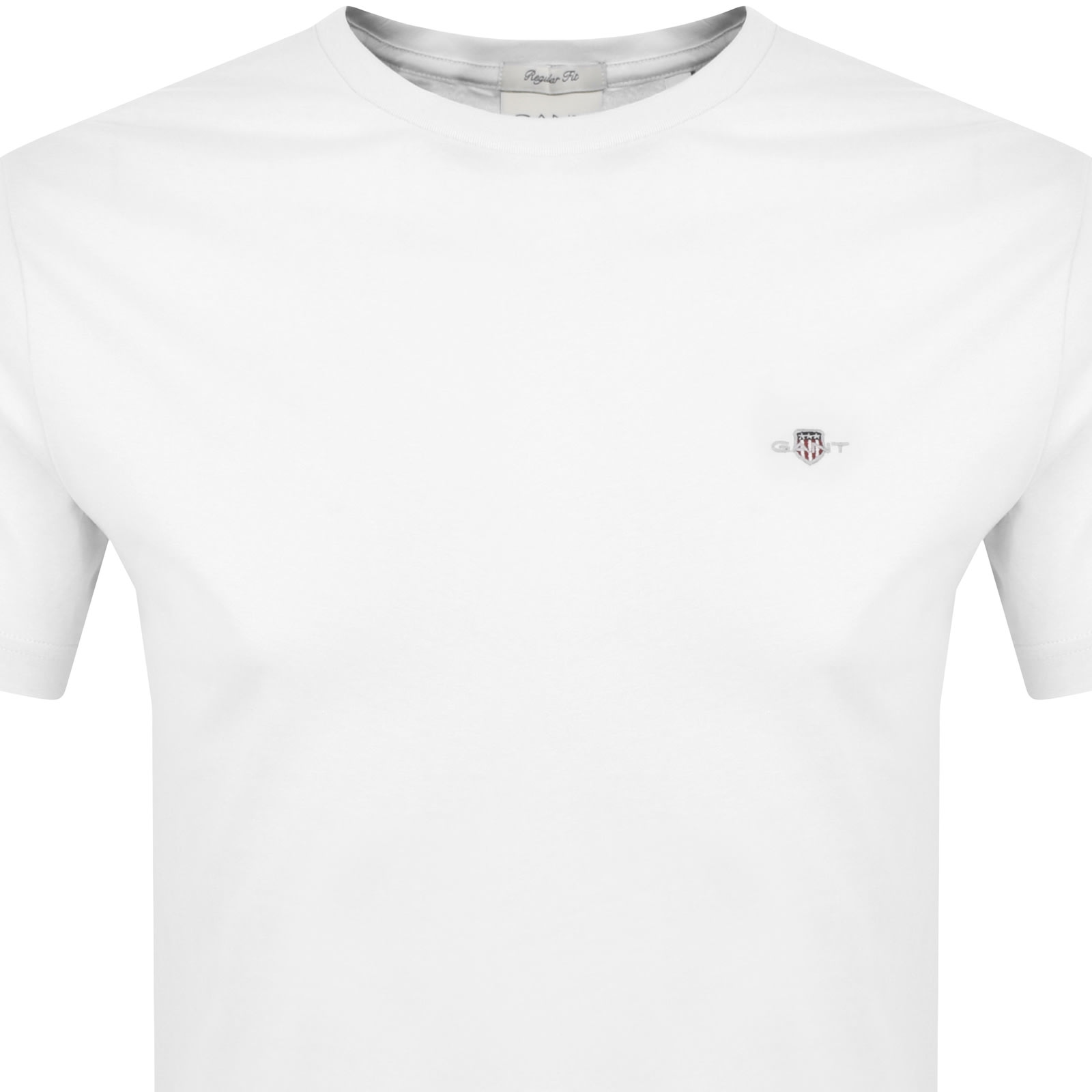 Gant Original Regular Shield T Shirt White In White