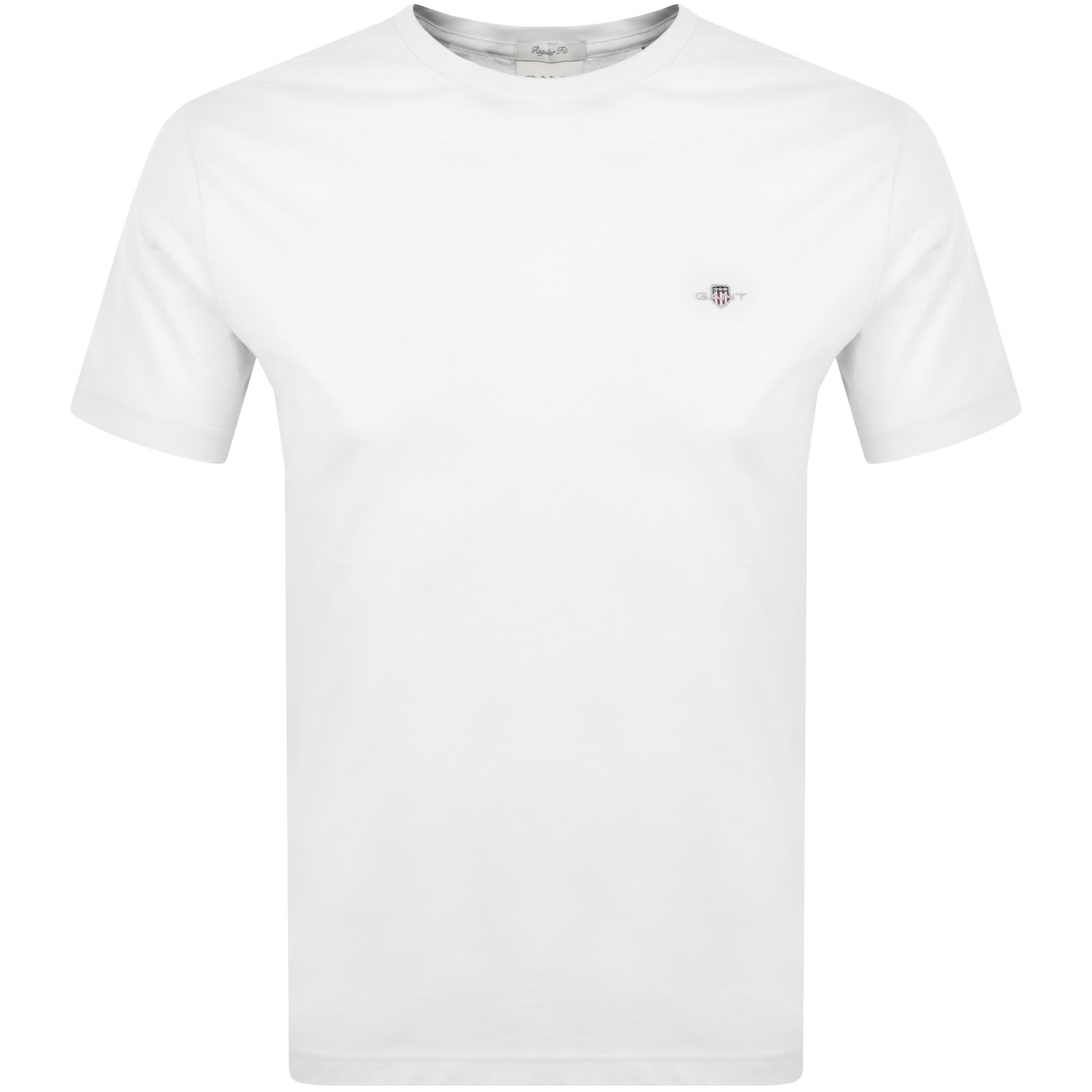 Gant Original Regular Shield T Shirt White In White