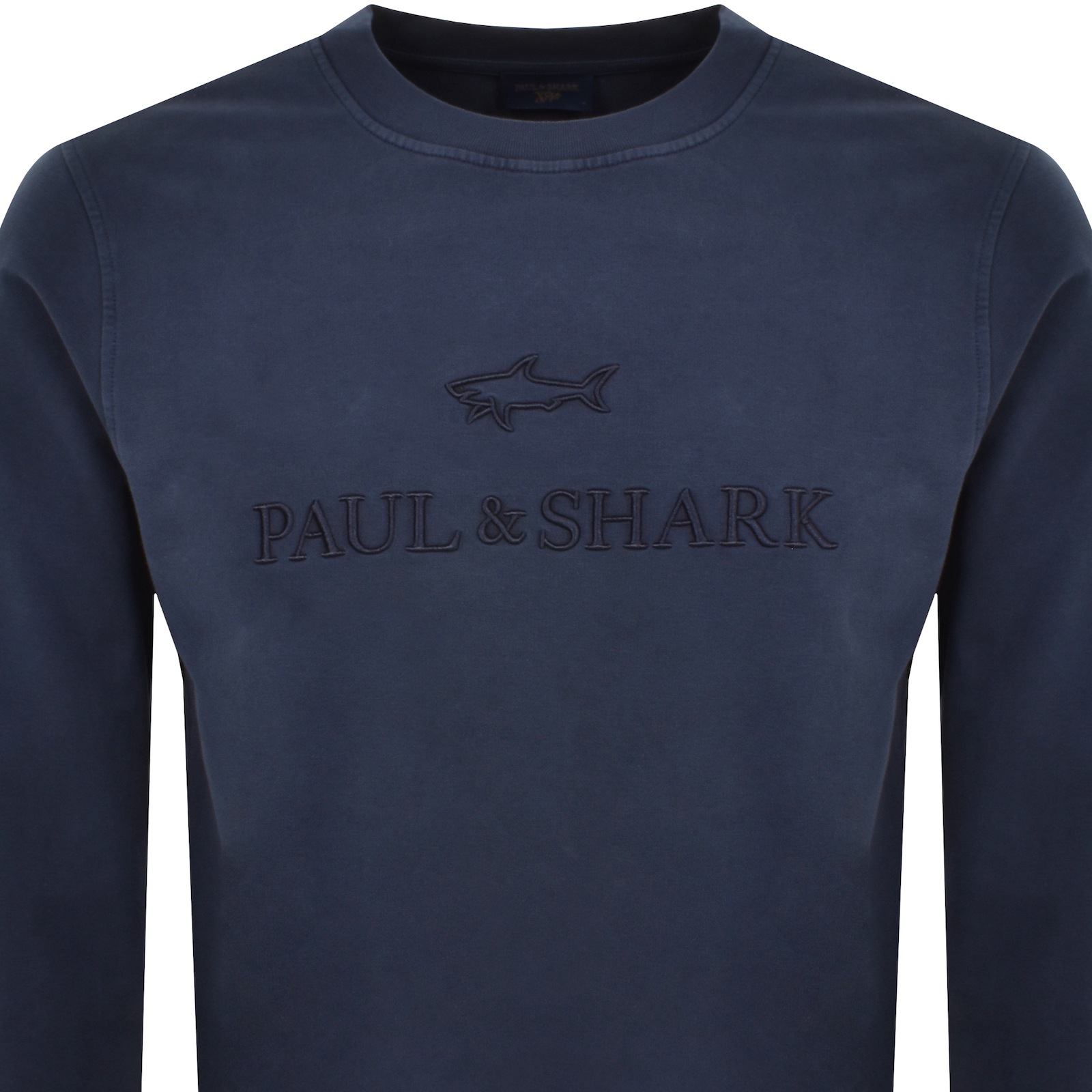 Shop Paul &amp; Shark Paul And Shark Crew Neck Sweatshirt Navy