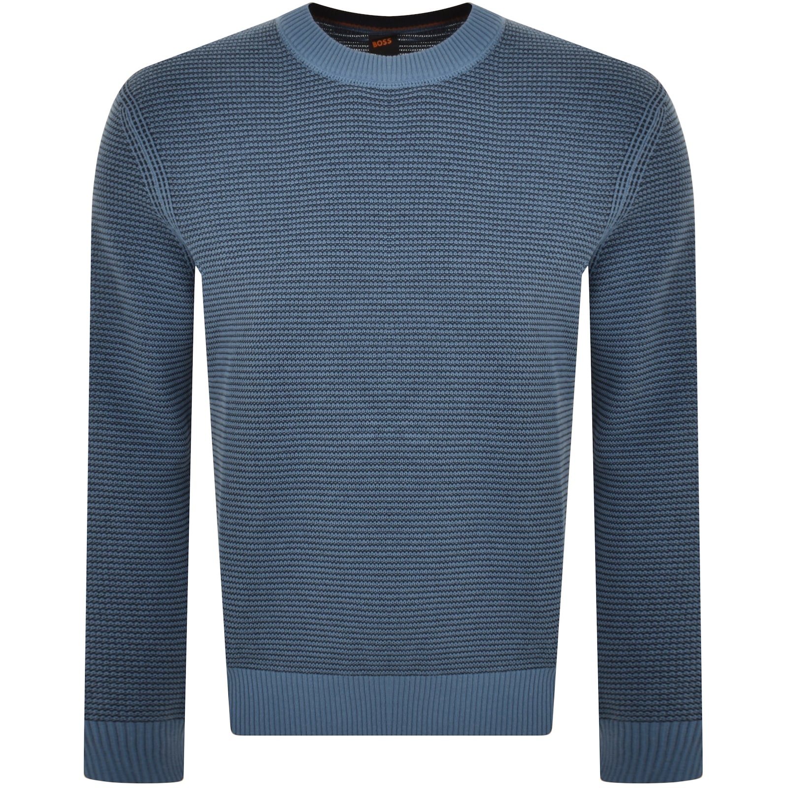 Shop Boss Casual Boss Amercury Knit Jumper Blue