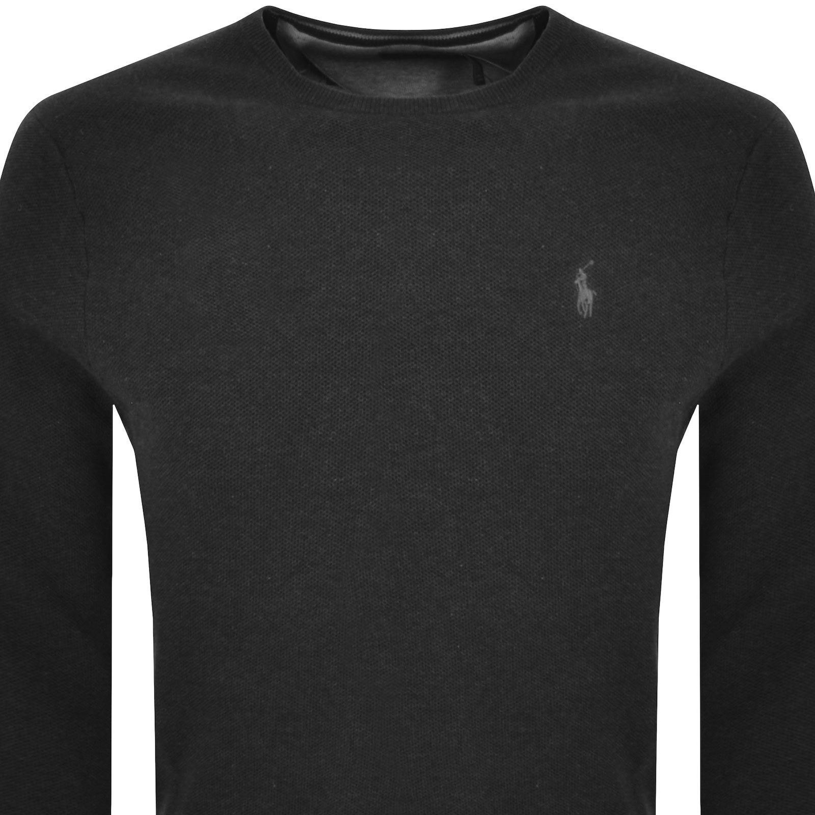 Shop Ralph Lauren Crew Neck Knit Jumper Grey