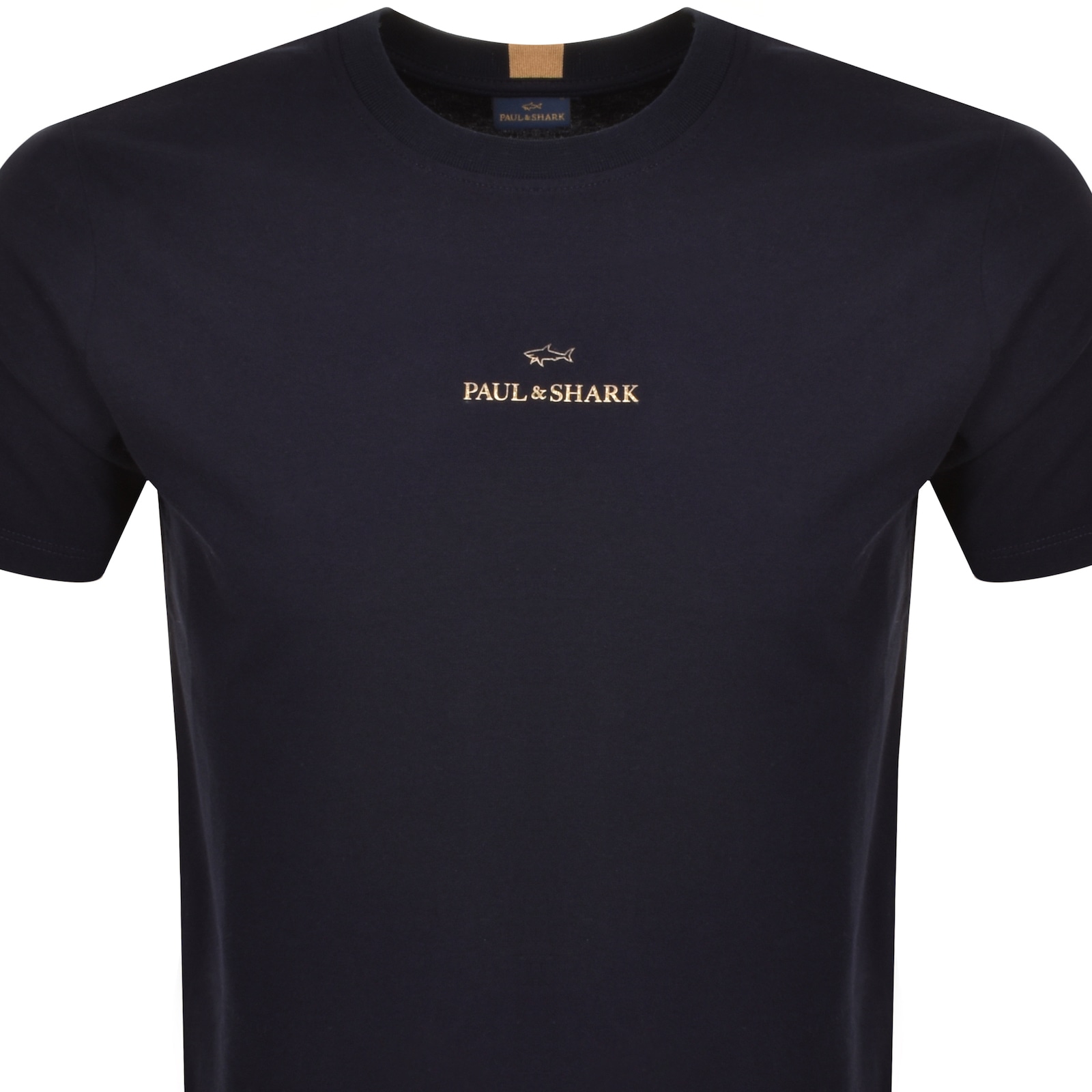 Shop Paul &amp; Shark Paul And Shark Logo T Shirt Navy