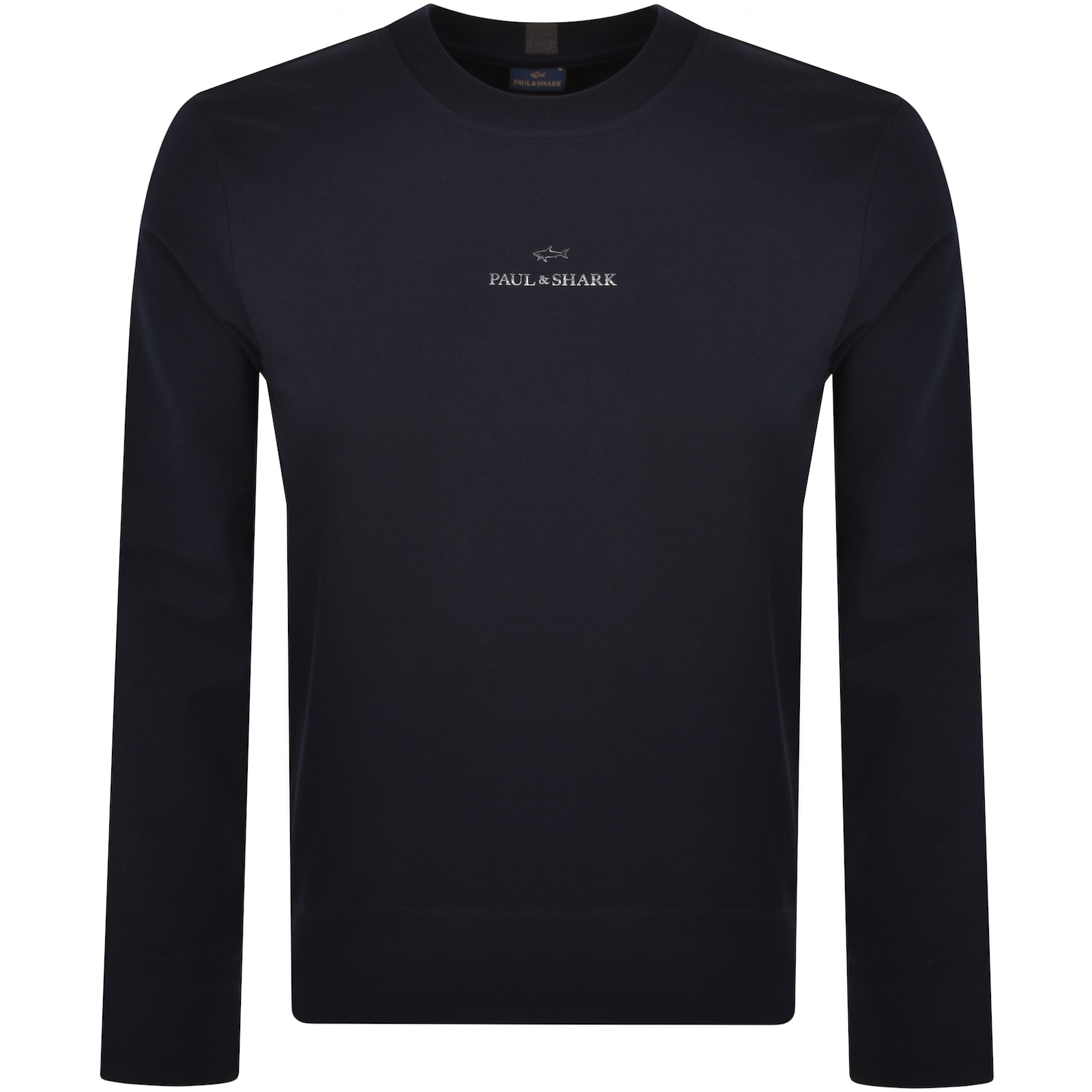 Shop Paul &amp; Shark Paul And Shark Stretch Logo Sweatshirt Navy