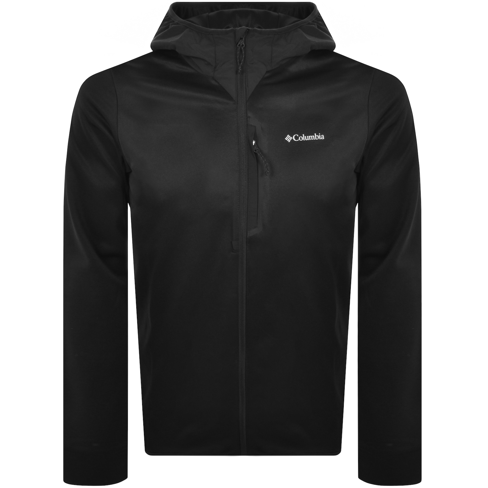 Shop Columbia Tech Fleece Full Zip Hoodie Black