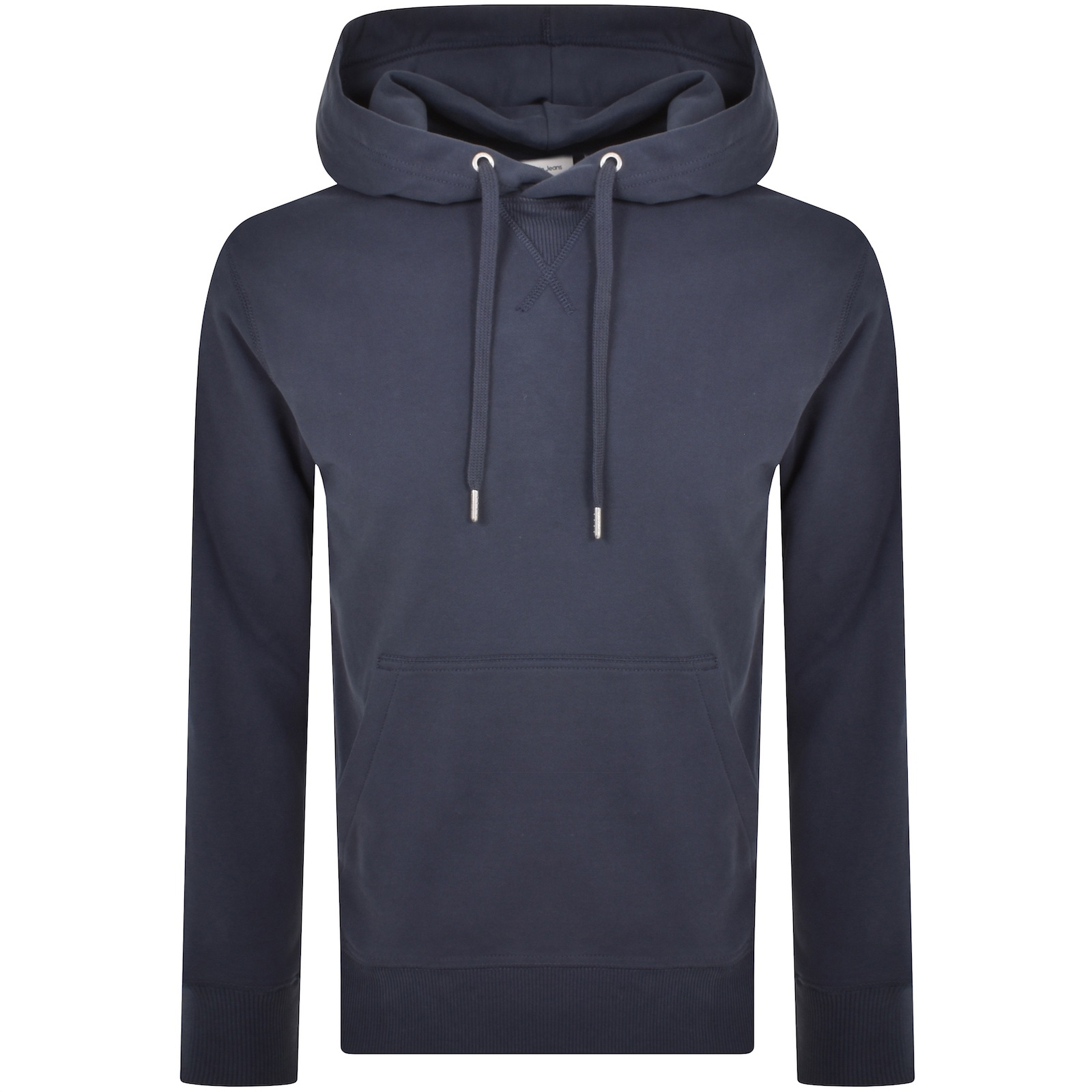 Shop Calvin Klein Jeans Logo Hoodie Blue