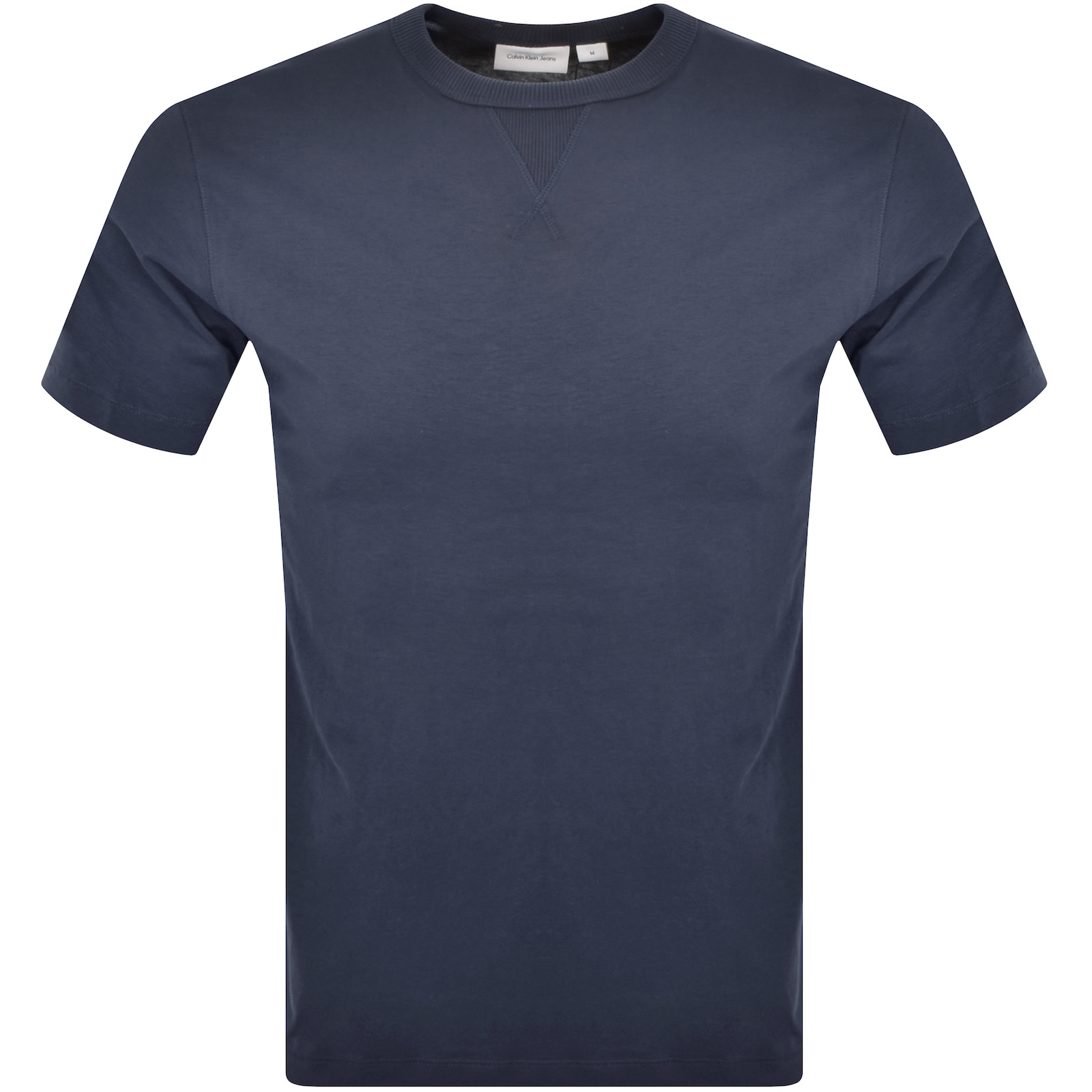 Shop Calvin Klein Jeans Logo T Shirt Blue