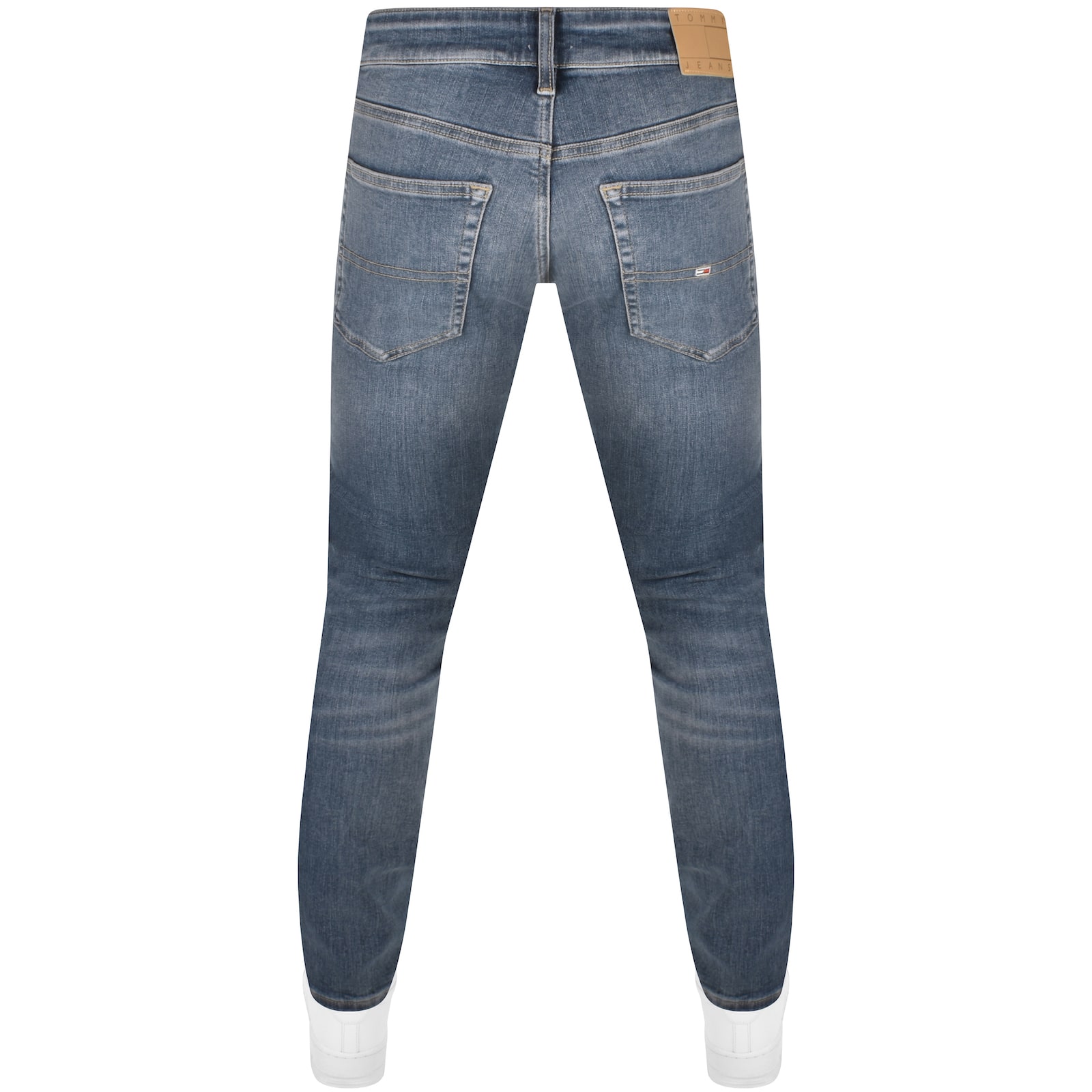 Shop Tommy Jeans Scanton Slim Jeans Light Wash Blue