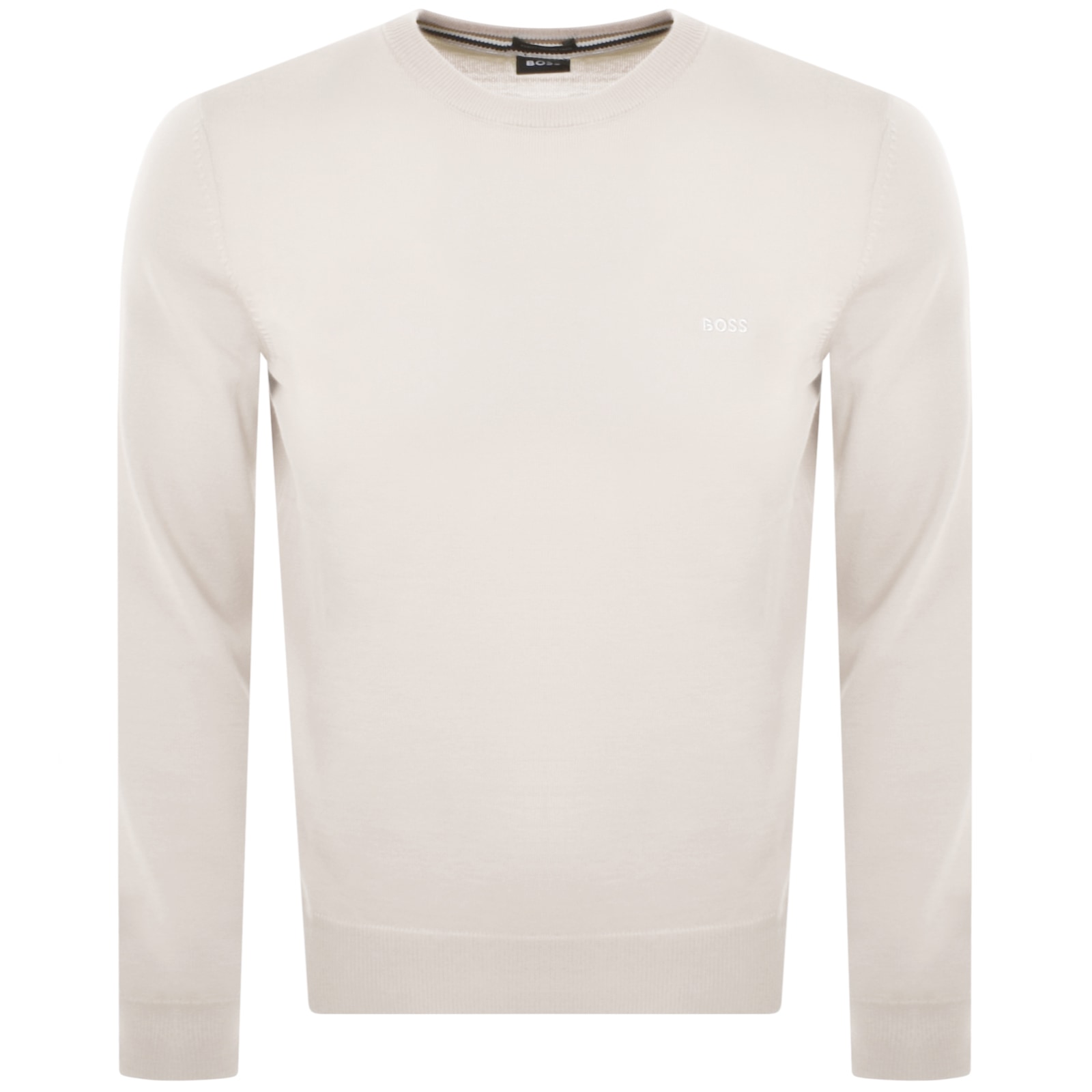 Shop Boss Business Boss Botto Knit Jumper Cream