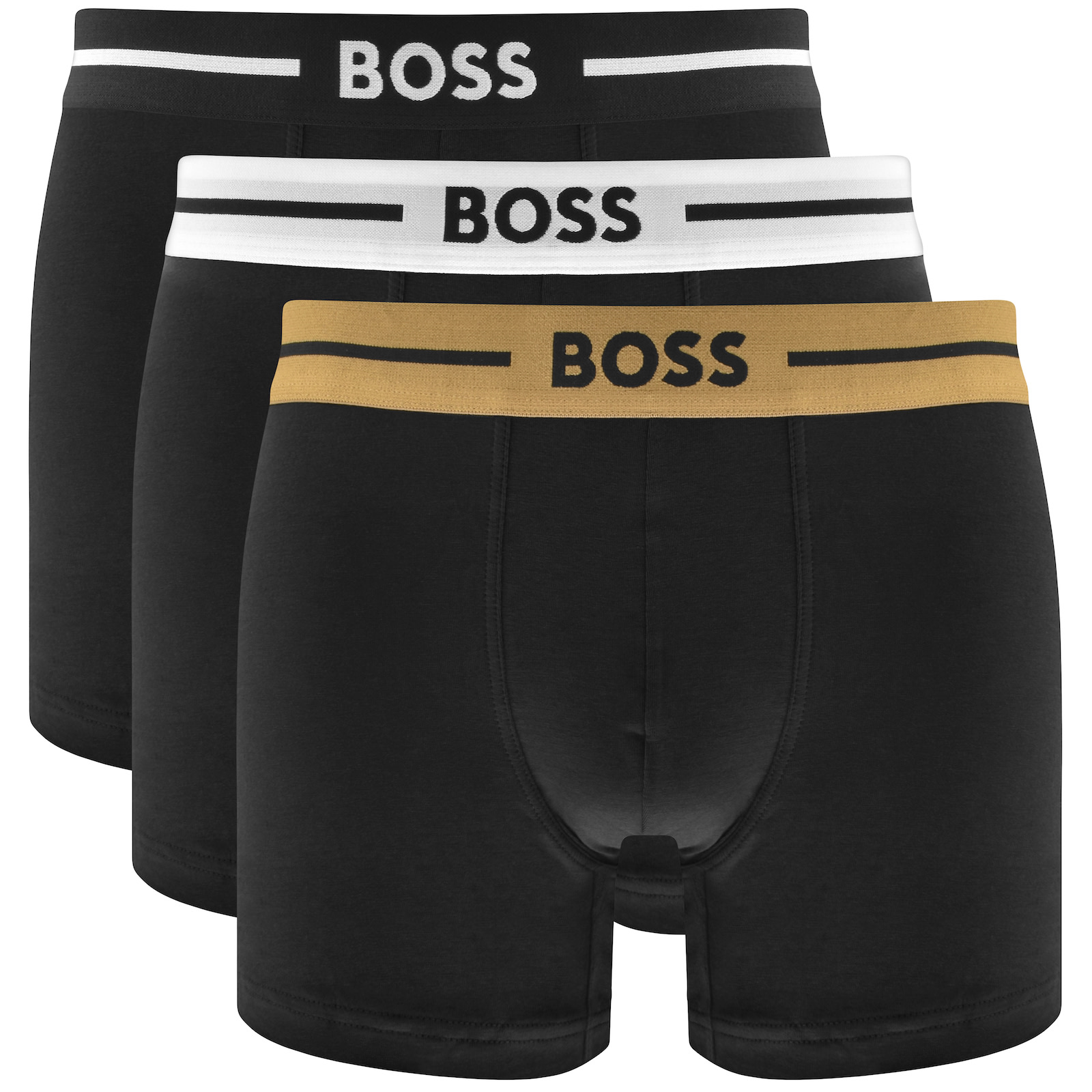 Boss Business Boss Underwear 3 Pack Boxer Briefs In Black