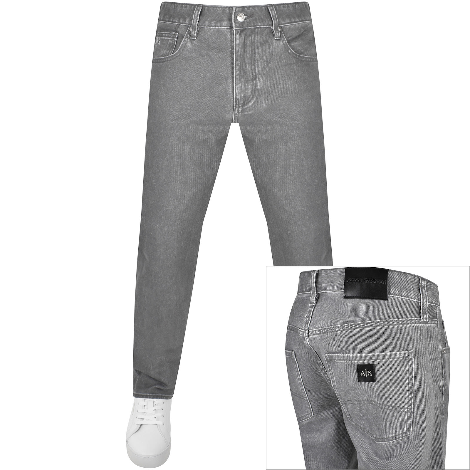 Shop Armani Exchange J13 Slim Fit Jeans Grey