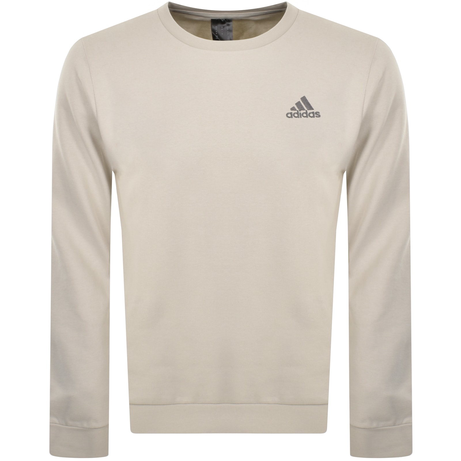 Shop Adidas Originals Adidas Essentials Feelcozy Sweatshirt Beige