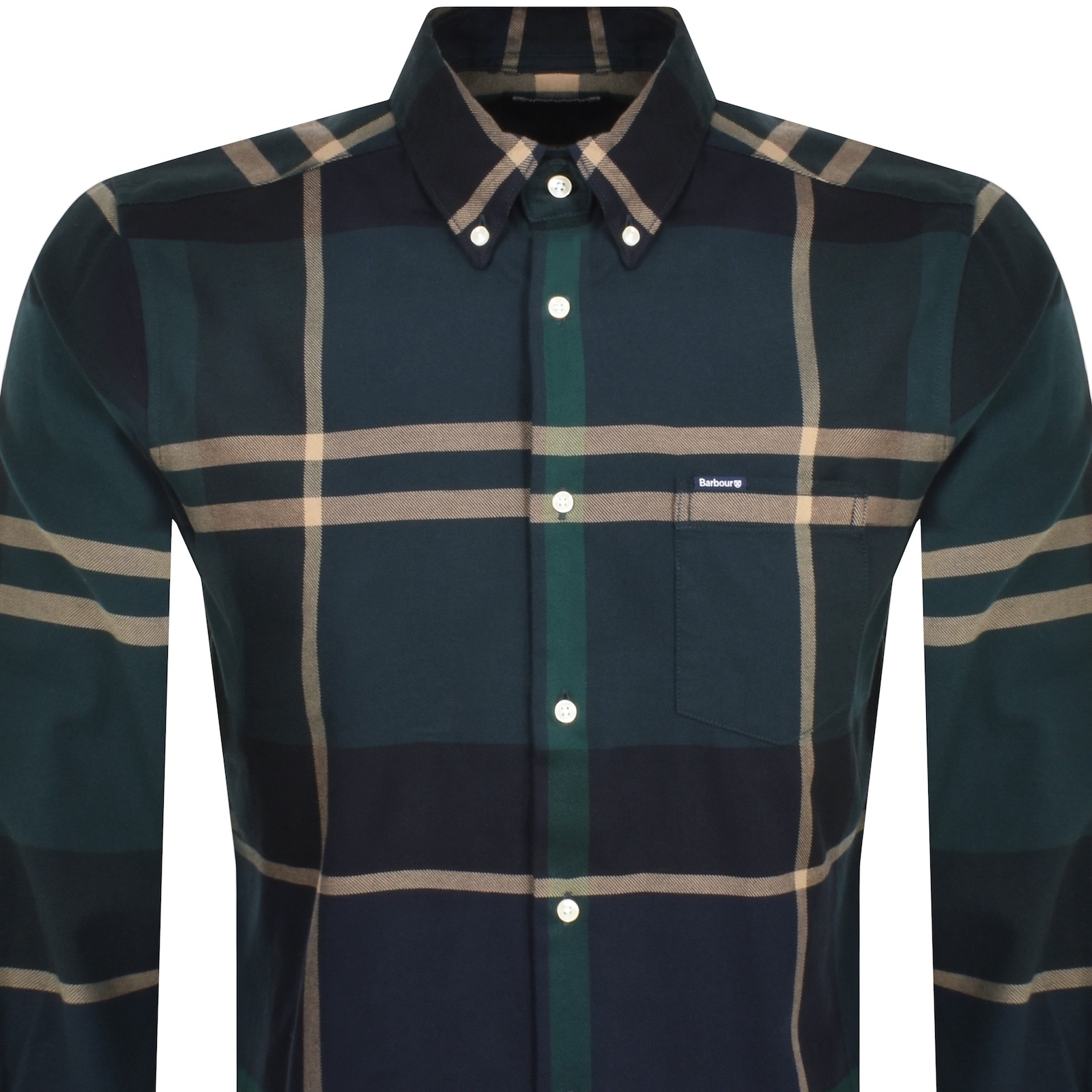 BARBOUR BARBOUR DUNOON CHECK LONG SLEEVED SHIRT GREEN