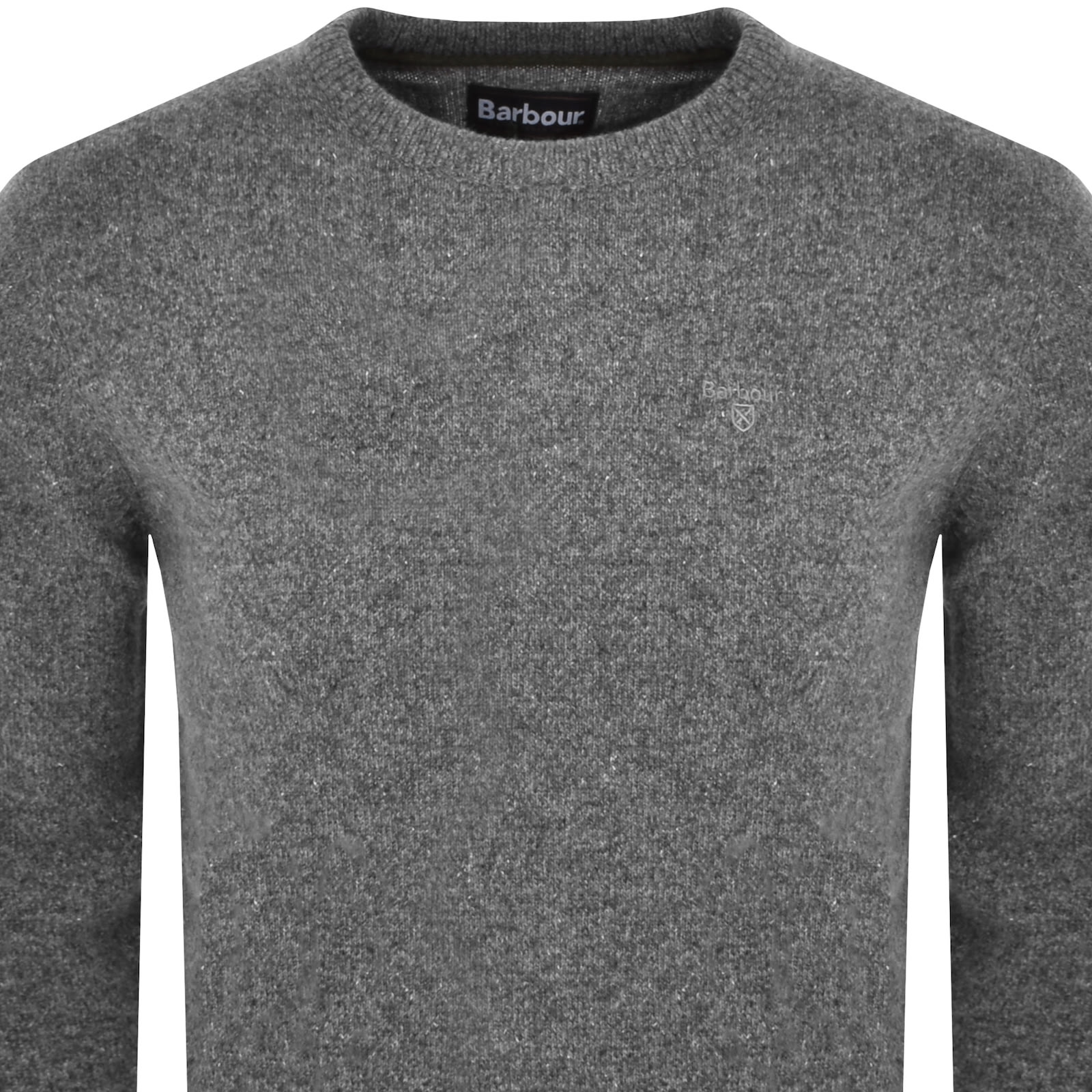 Shop Barbour Tisbury Crew Jumper Grey